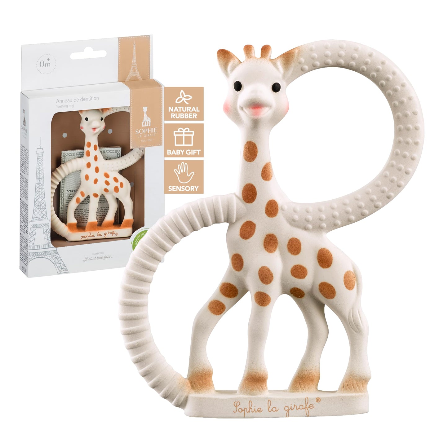 Sophie la Girafe - 2 Mordedores con Textura - Desde el Nacimiento