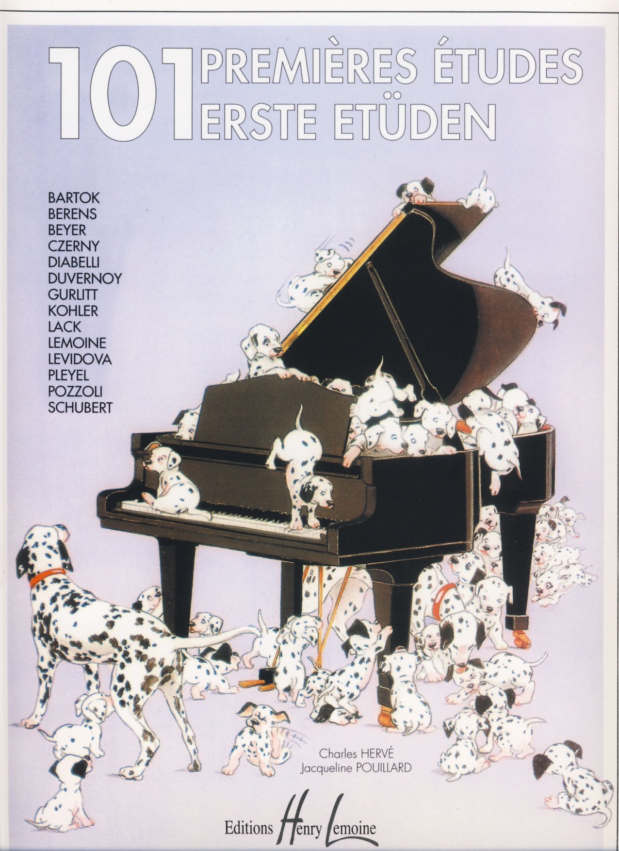 Libro: HERVE y POUILLARD - Primeros Estudios (101) para Piano