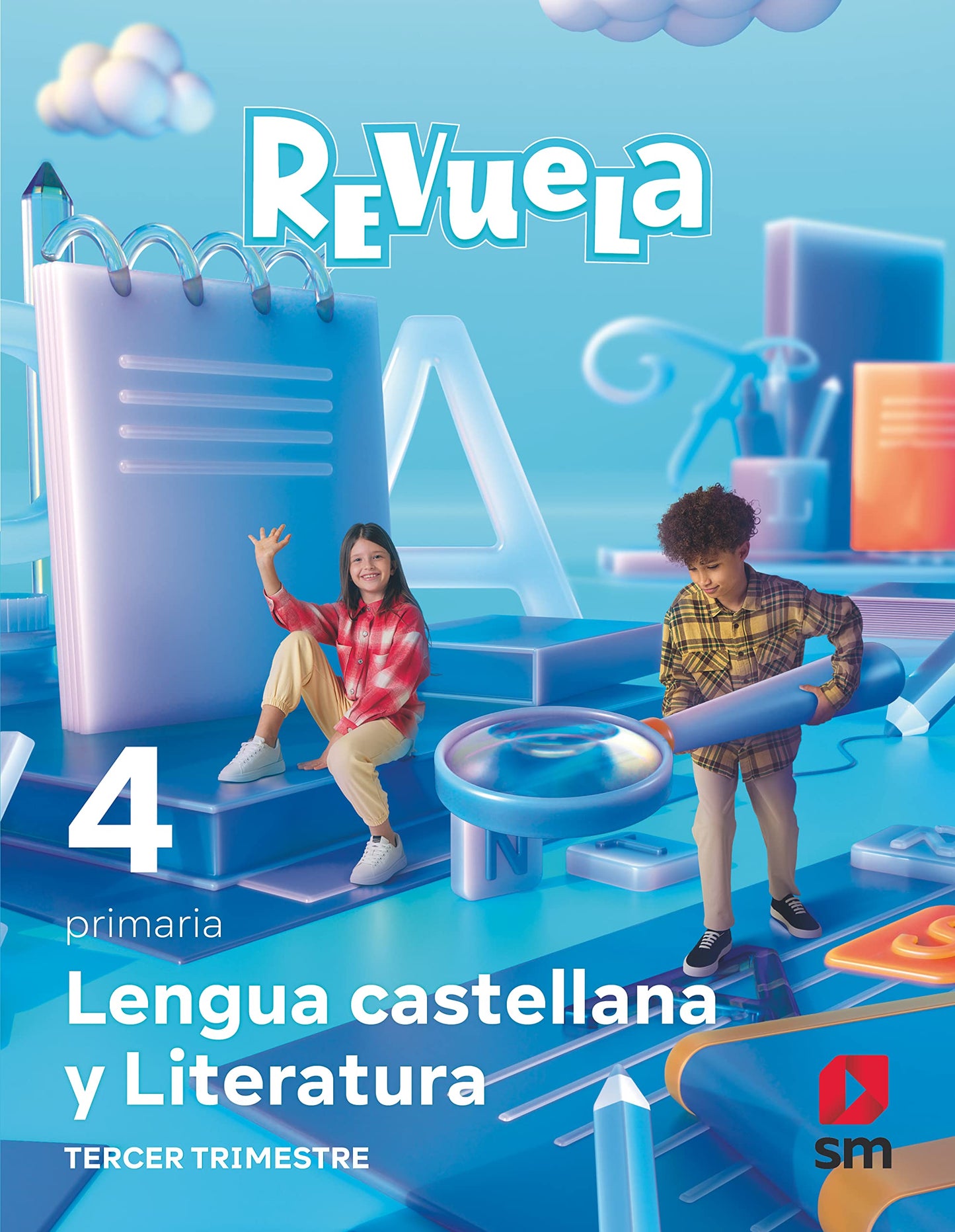 Libro: Lengua Castellana y Literatura. 4 Primaria. Trimestres. Revuela