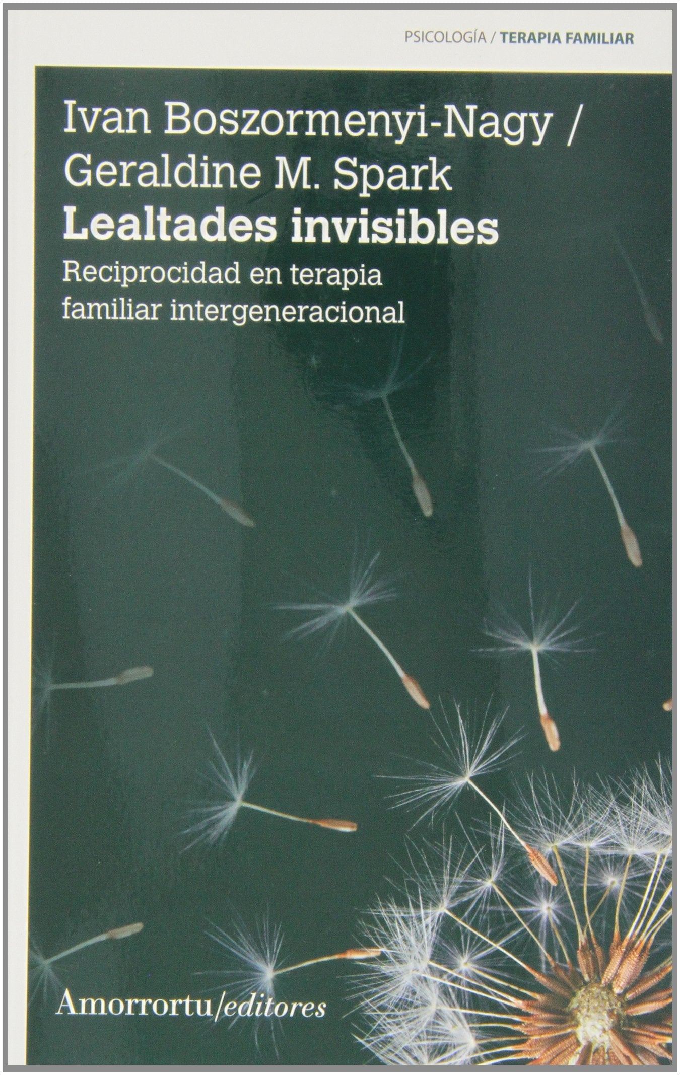Libro: Lealtades invisibles: Reciprocidad en terapia familiar intergeneracional