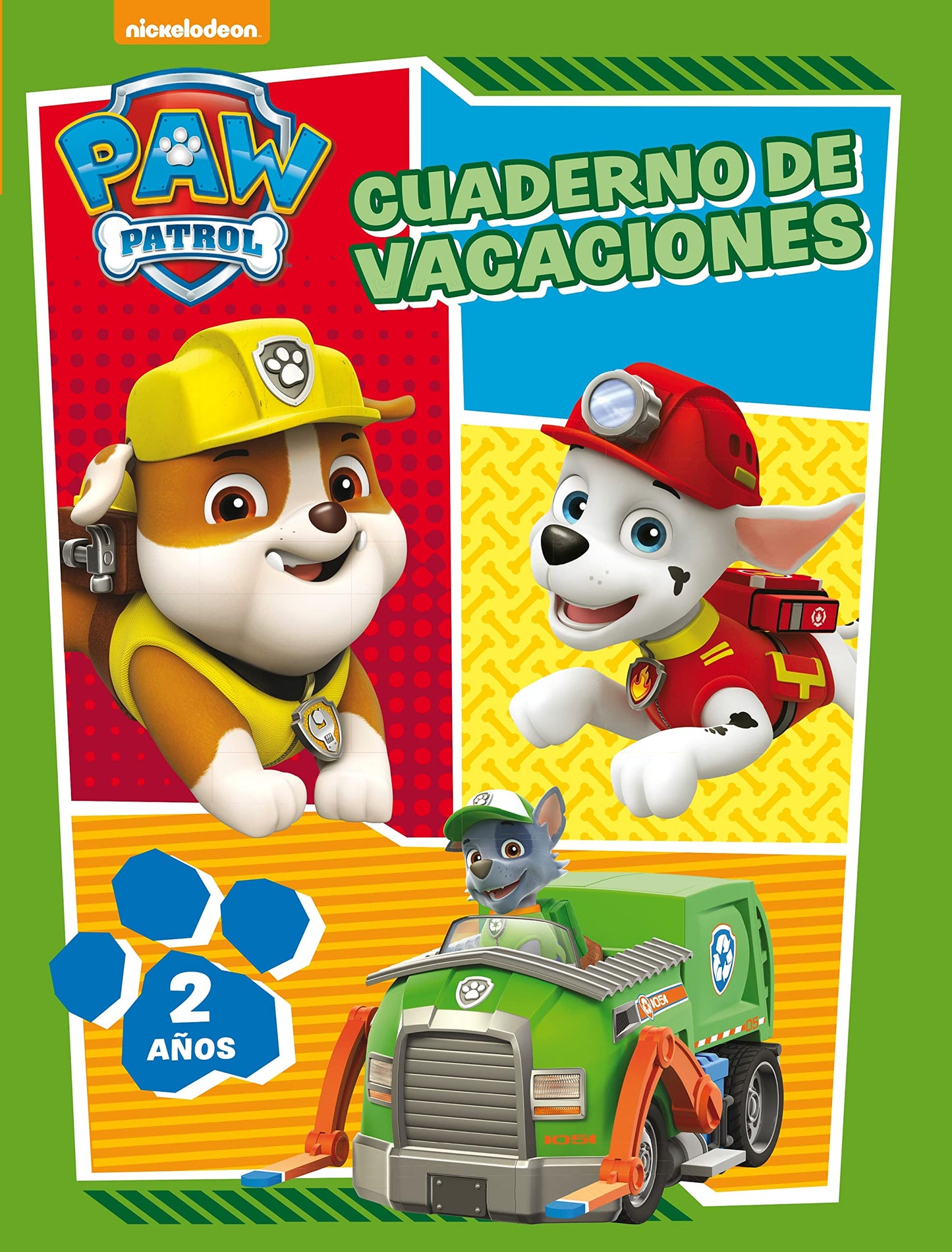 Libro: Paw Patrol | Patrulla Canina. Cuaderno de vacaciones - Cuaderno de vacaciones (2 años) (Nickelodeon)