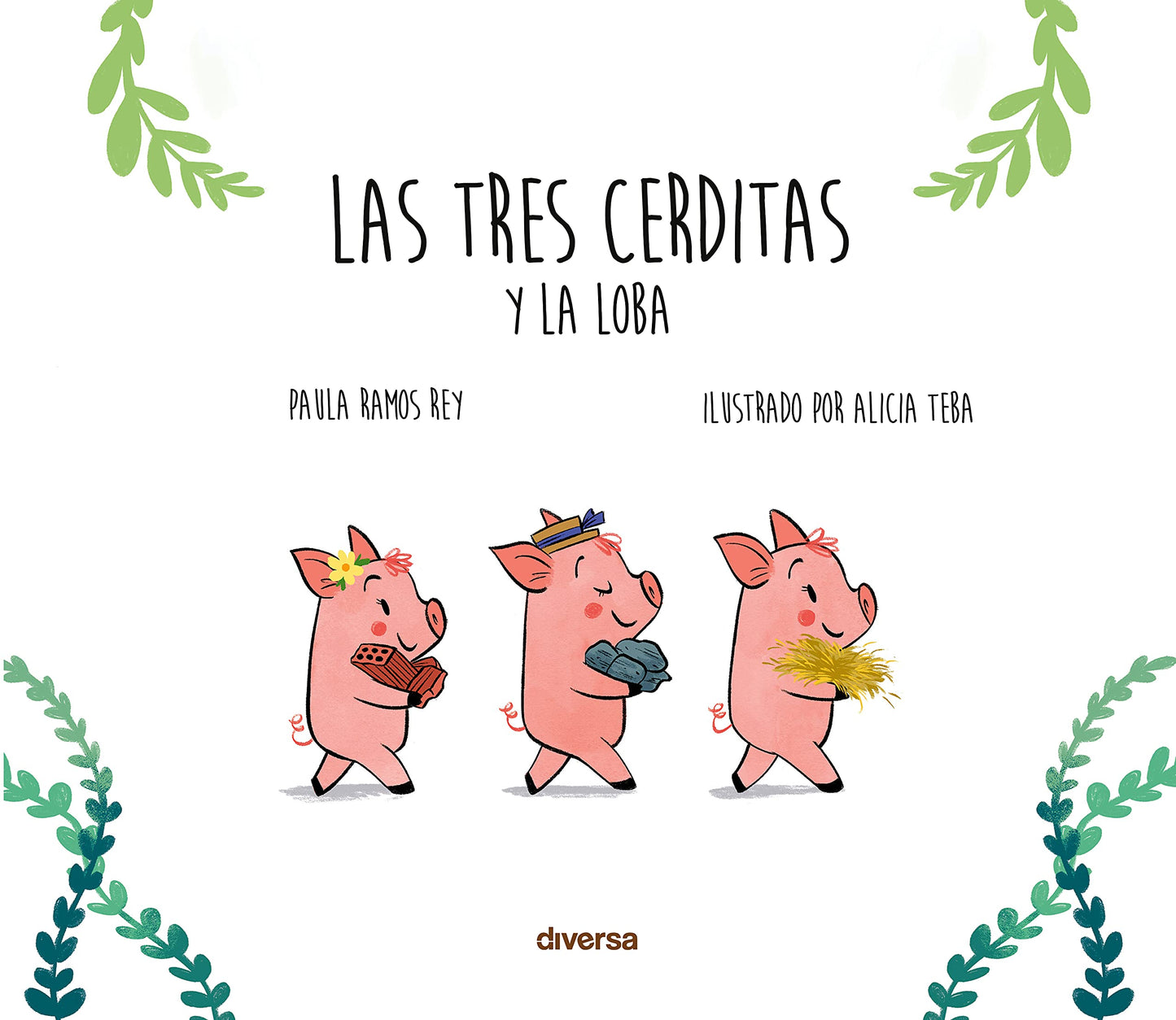 Libro: Las tres cerditas y la loba: 6 (Nukupuu)