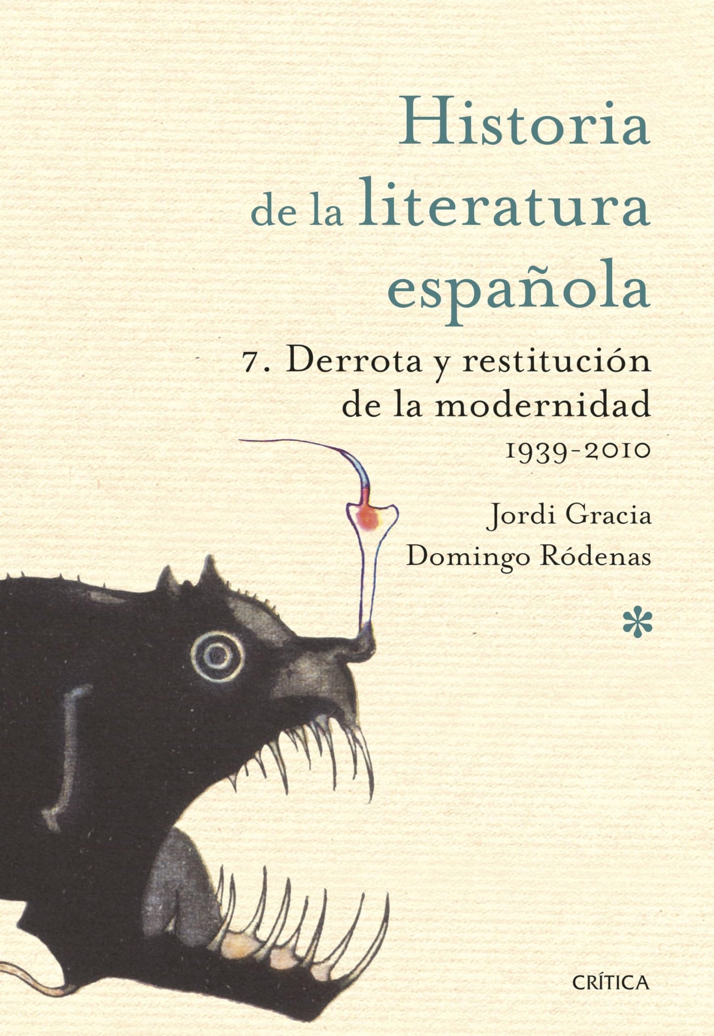 Libro: Derrota y restitución de la modernidad. 1939-2010: Historia literatura española 7