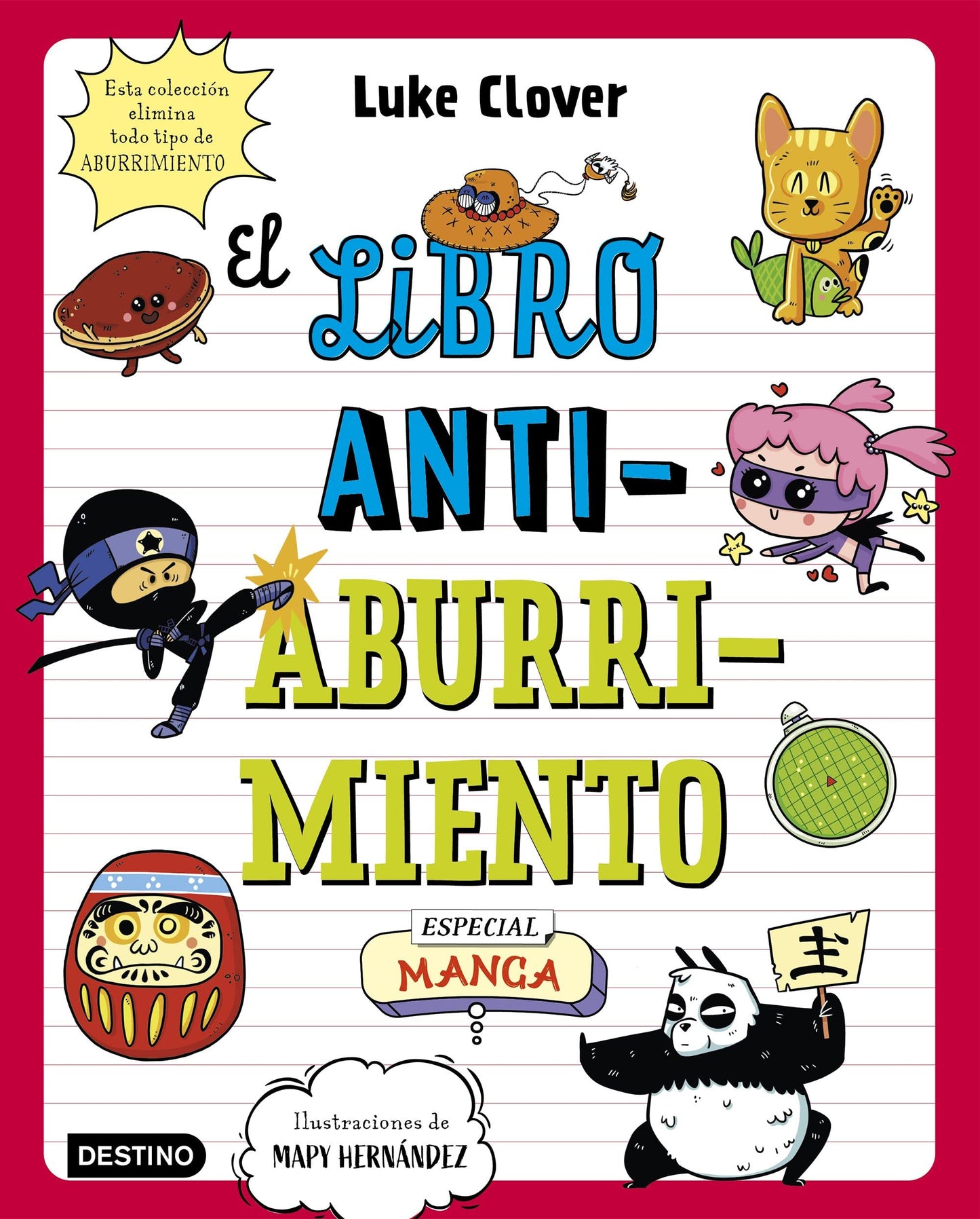 Libro: El libro antiaburrimiento. Especial manga: Un libro perfecto para alejar a niños y niñas de las pantallas