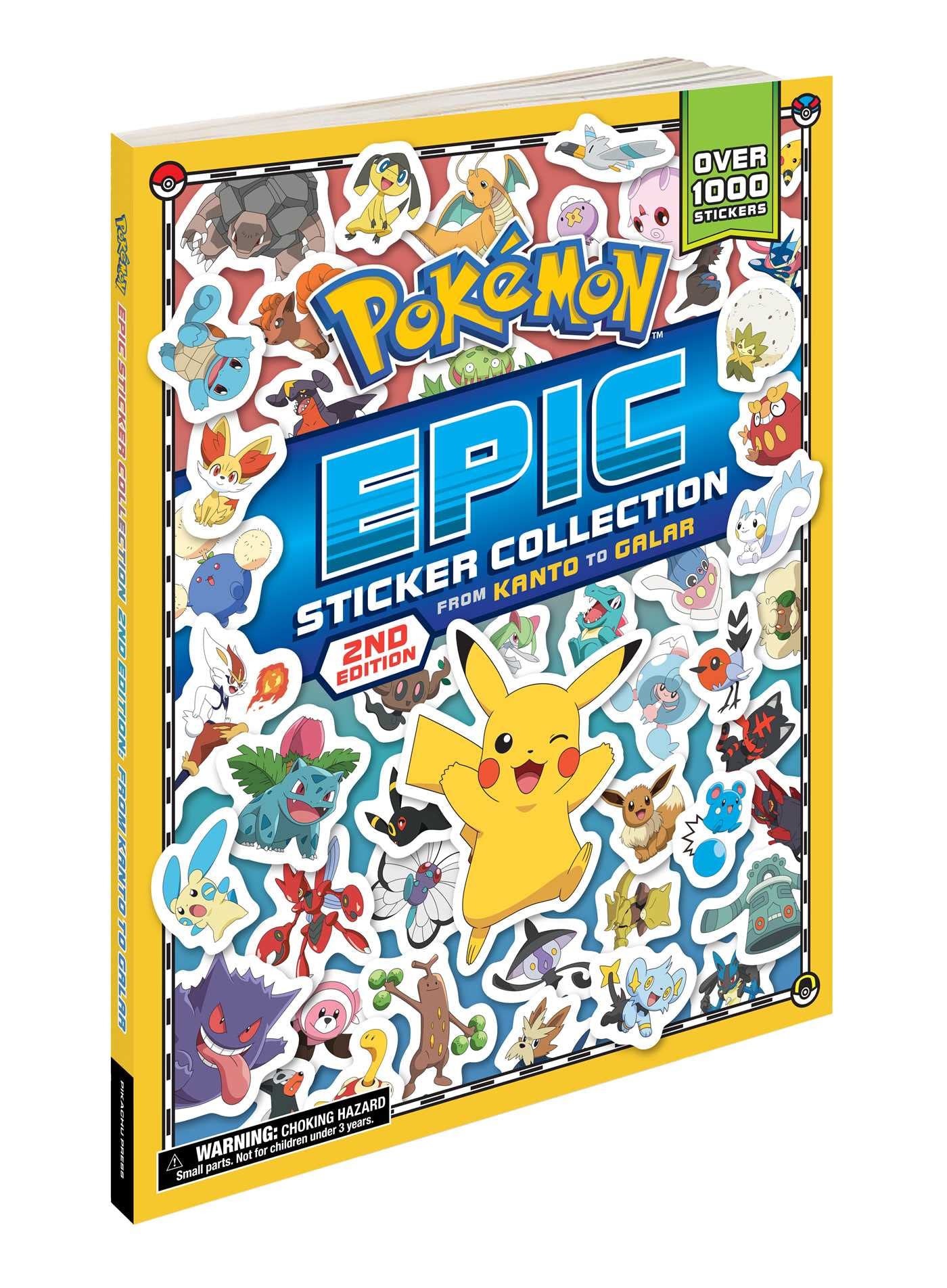 Libro: Pokémon Epic Sticker Collection 2nd Edition: From Kanto to Galar