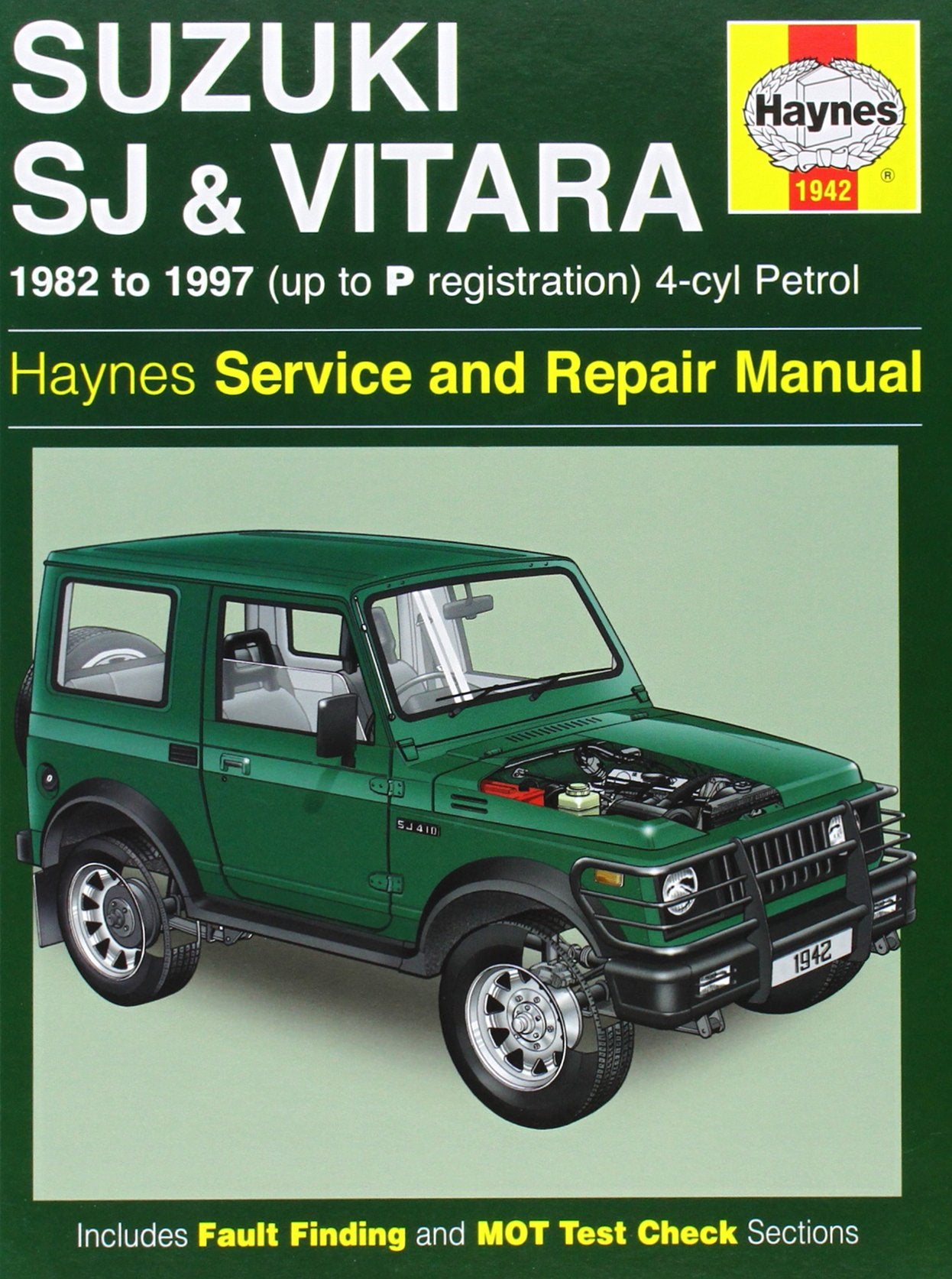 Libro: Suzuki Sj410/Sj413 (82-97) and Vitara Service and Repair Manual