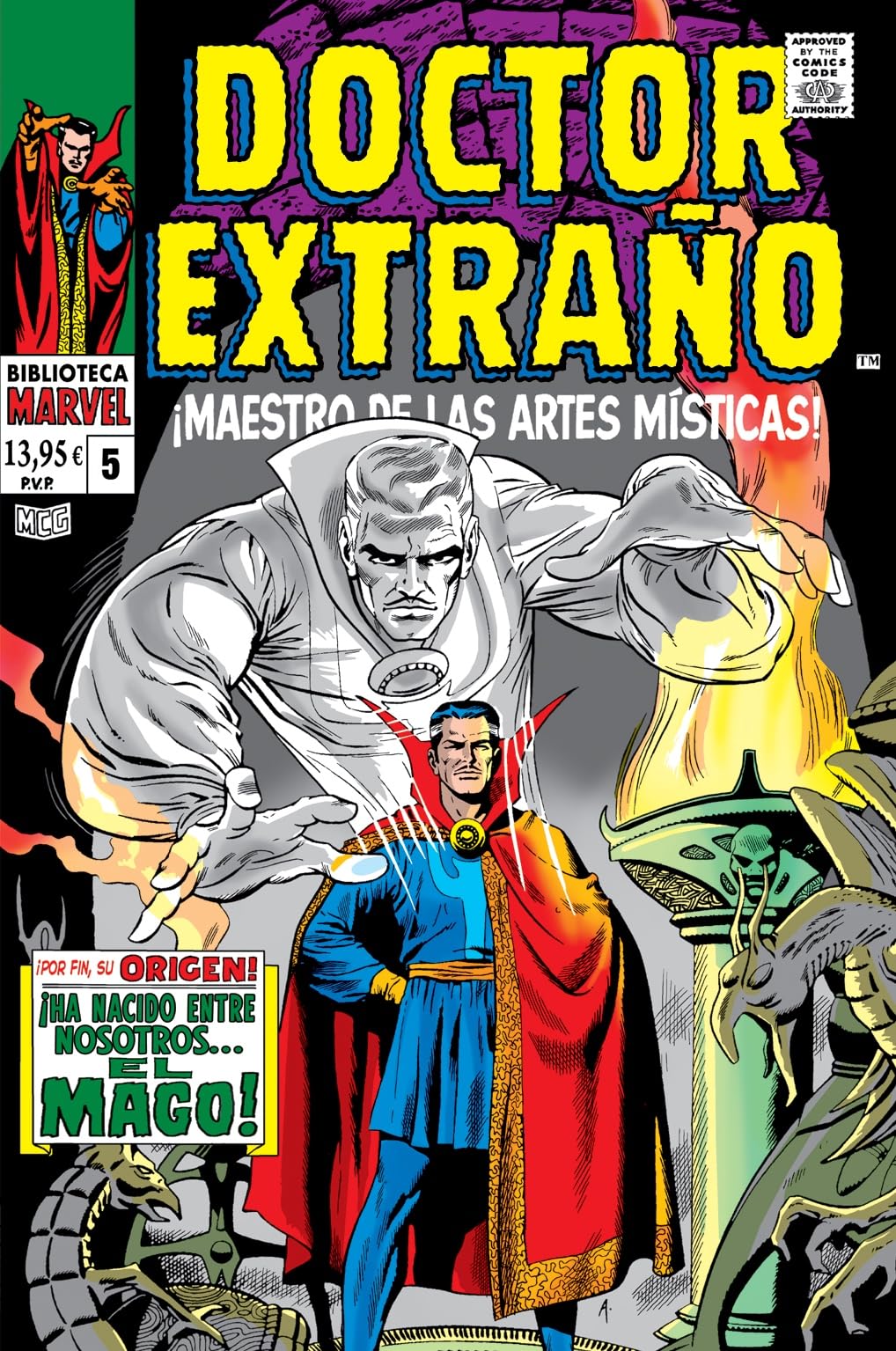 Libro: Biblioteca marvel doctor extraño 5. 1967-68: strange tales 162-168, doctor strange 169-171 usa