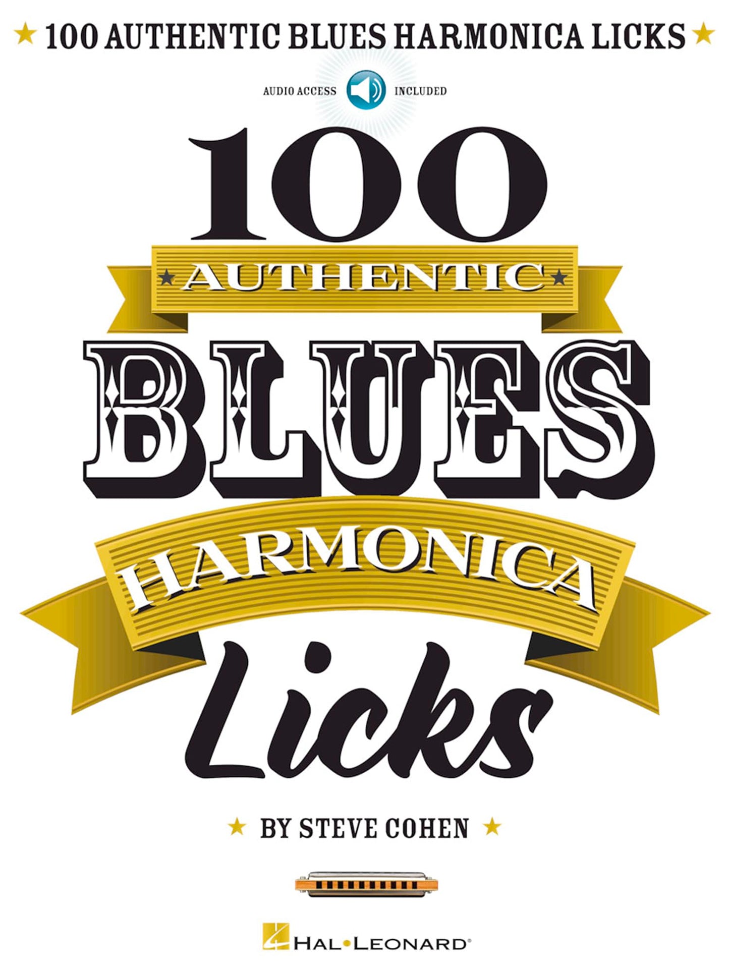 100 Authentic Blues Harmonica Licks Harmonica + acceso de audio en linea