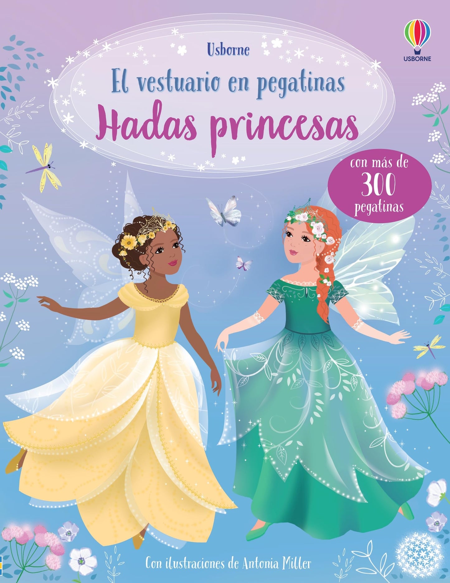 Libro: hadas princesas (El vestuario en pegatinas)