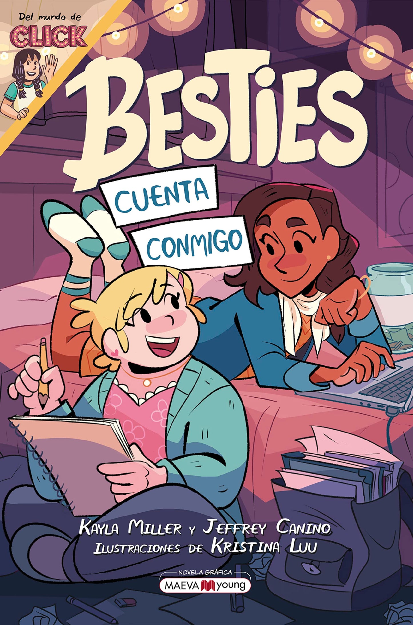 Libro: Besties 1: Cuenta conmigo: Novela gráfica del mundo de CLICK
