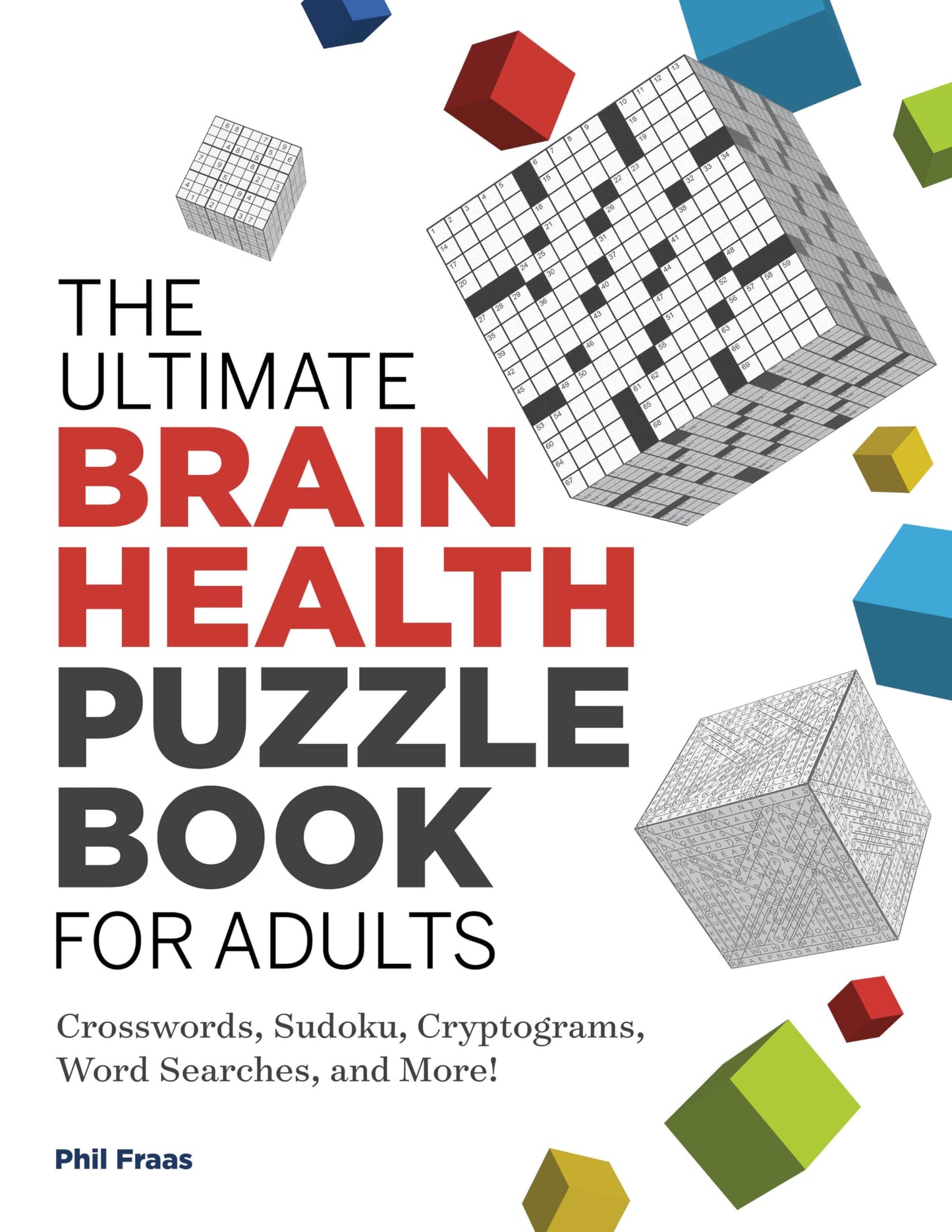 Libro: The Ultimate Brain Health Puzzle Book for Adults: Crosswords, Sudoku, Cryptograms, Word Searches, and More!