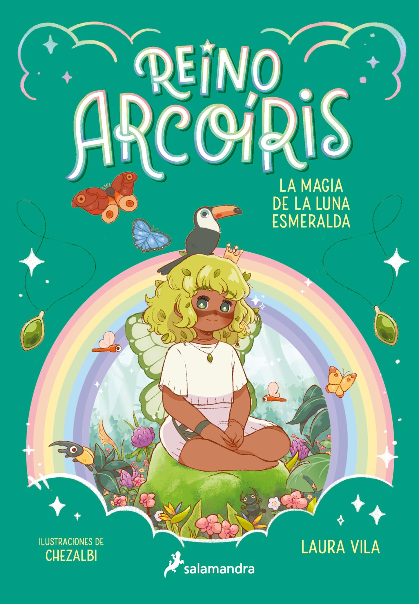Libro: Reino Arcoíris 3 - La magia de la luna esmeralda (Colección Salamandra Middle Grade)