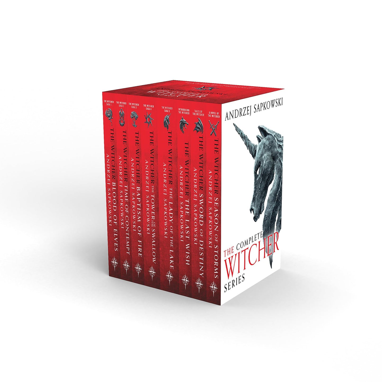 Libro: The Witcher Boxed Set 2024: The Last Wish, Sword of Destiny, Blood of Elves, Time of Contempt, Baptism of Fire, The Tower of The Swallow, The Lady of the Lake, Season of Storms