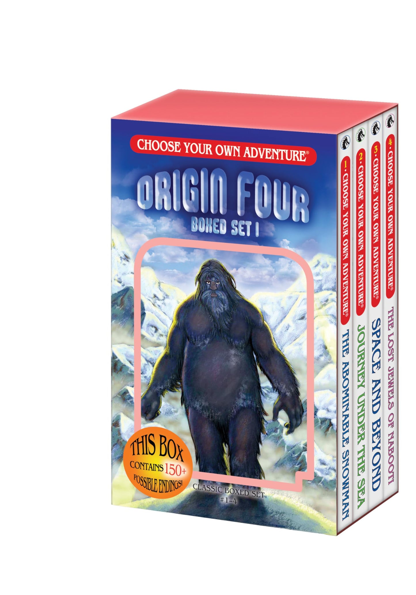 Libro: Choose Your Own Adventure 4-Book Boxed Set #1: Origin Four (The Abominable Snowman, Journey Under The Sea, Space And Beyond, The Lost Jewels of Nabooti)
