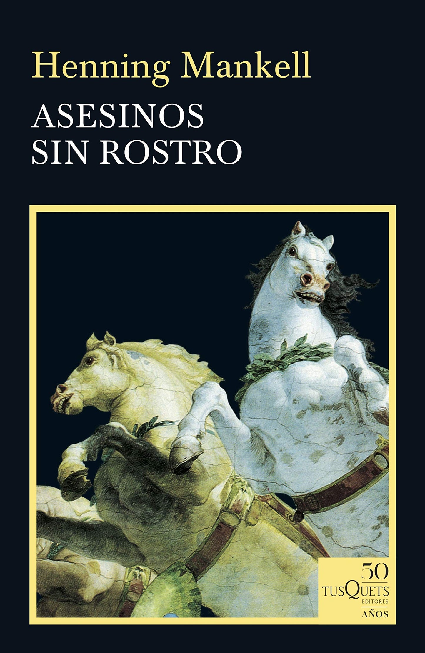 Libro: Asesinos sin rostro (50 años Tusquets)