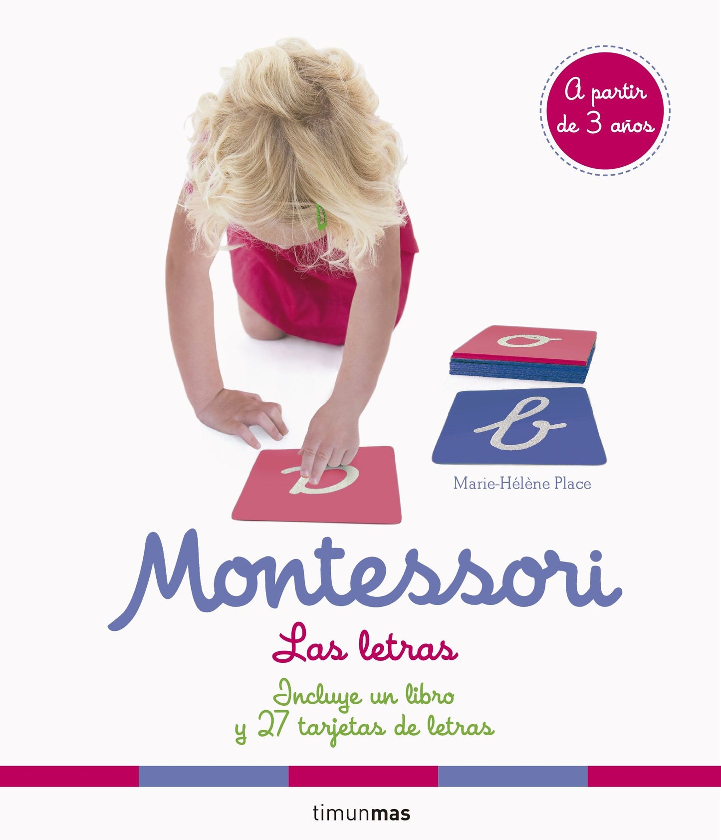 Libro: Montessori. Las letras: Incluye un libro y 27 tarjetas de letras