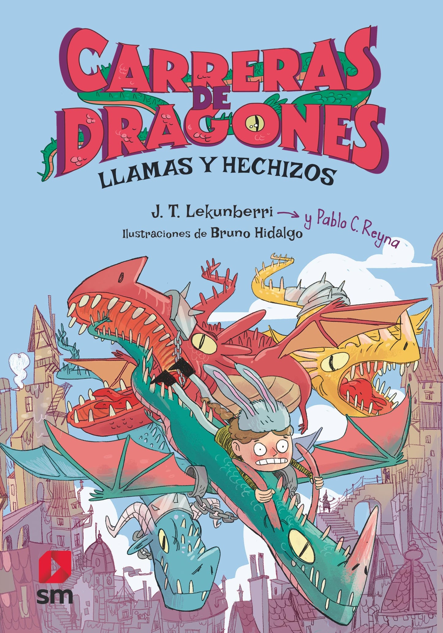 Libro: Carreras de dragones 1: Llamas y hechizos