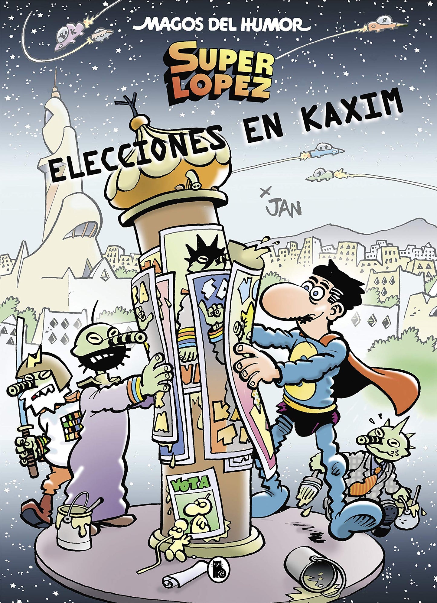 Libro: Superlópez. Elecciones en Kaxim (Magos del Humor 143)