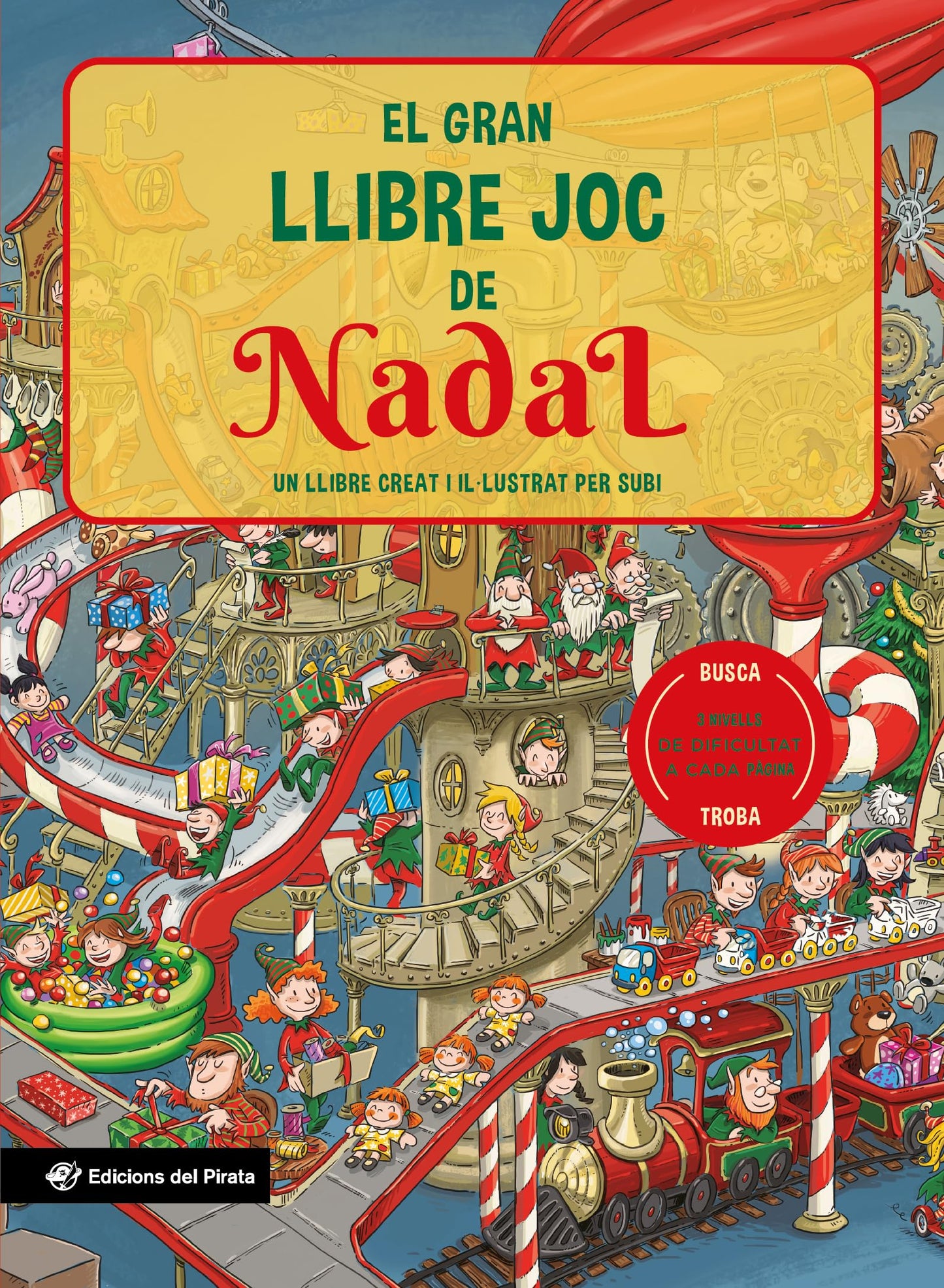 Libro: El gran llibre joc de Nadal: Un llibre amb 3 nivells de joc de 3 a 8 anys. Busca i troba un munt de curiositats i tradicions nadalenques!: 5 (Llibres joc)