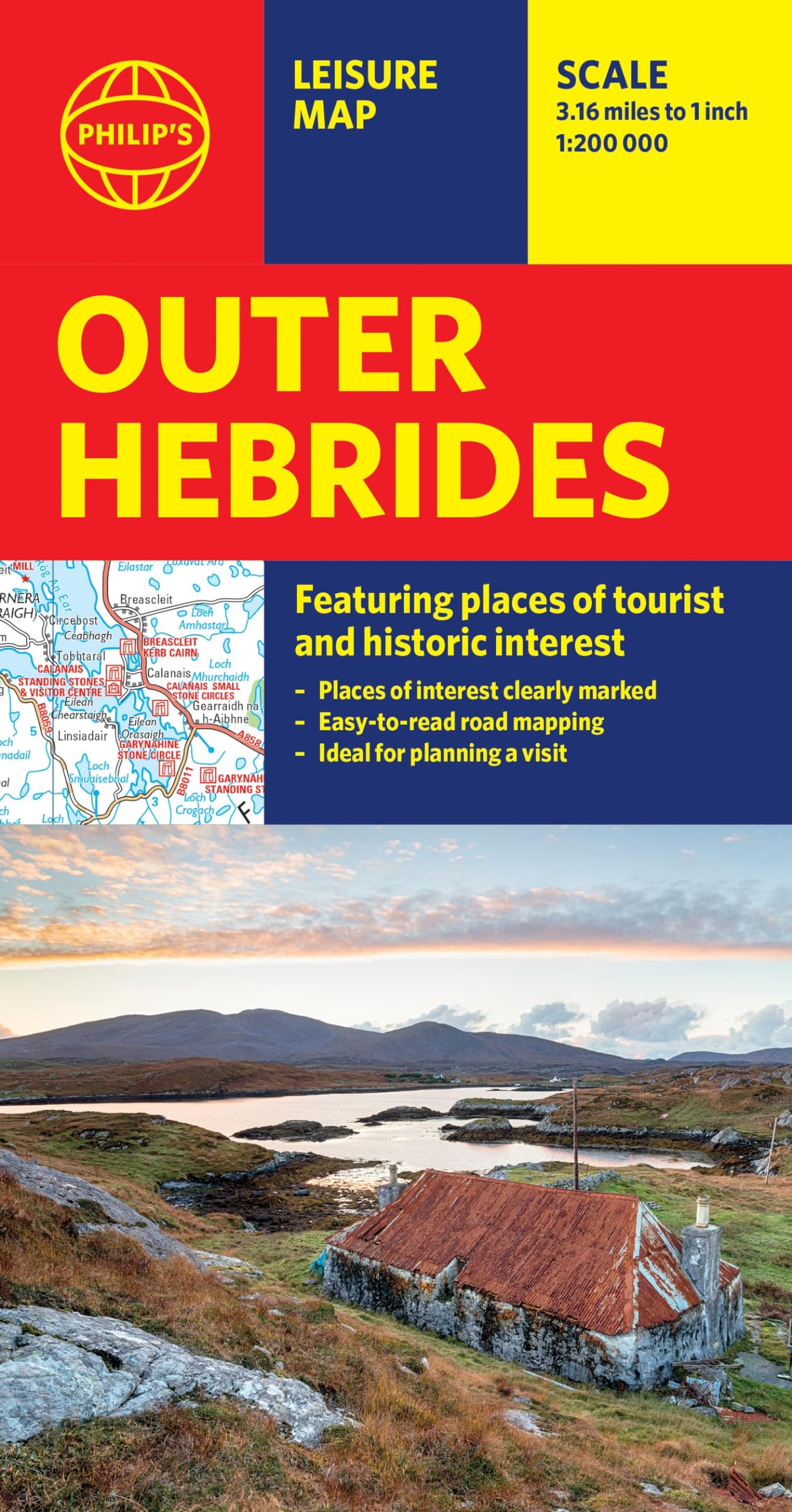 Libro: Philip's Outer Hebrides: Leisure and Tourist Map