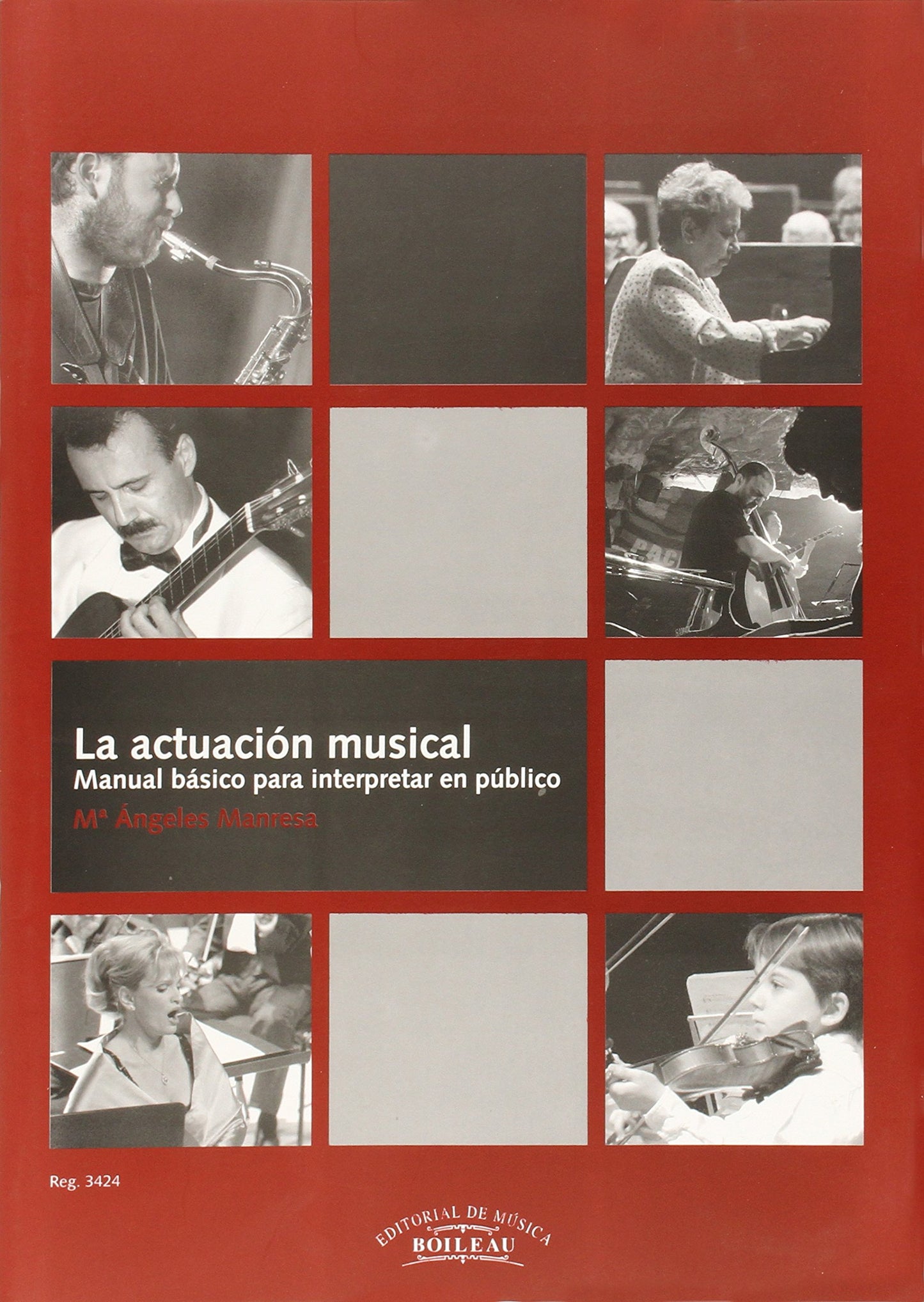 Libro: La actuación musical: Manual básico para interpretar en público