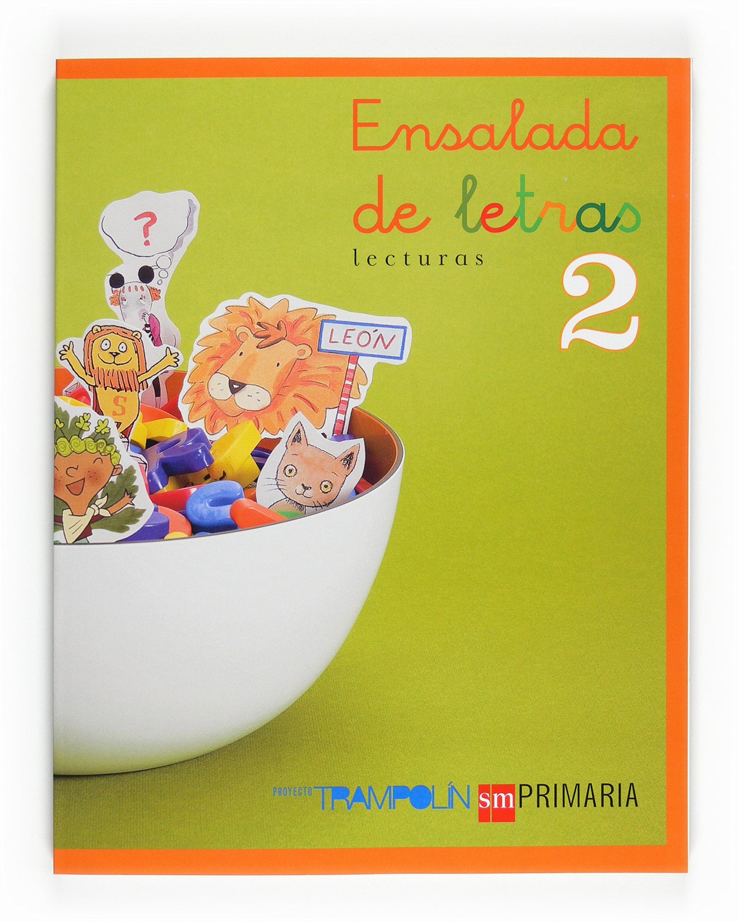Libro: Lecturas: Ensalada de letras. 2 Primaria. Trampolín