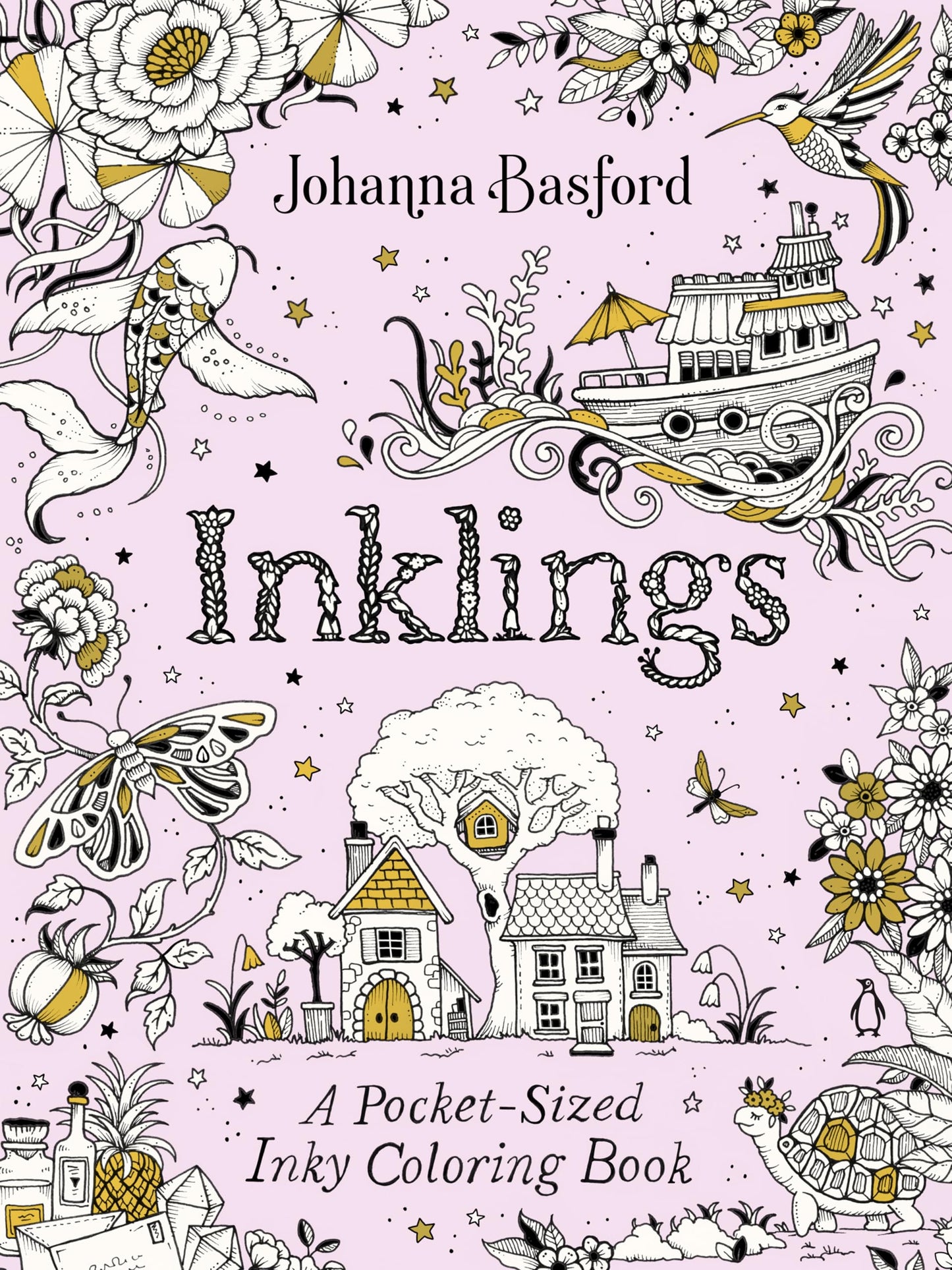 Libro: Inklings: A Pocket-Sized Inky Coloring Book