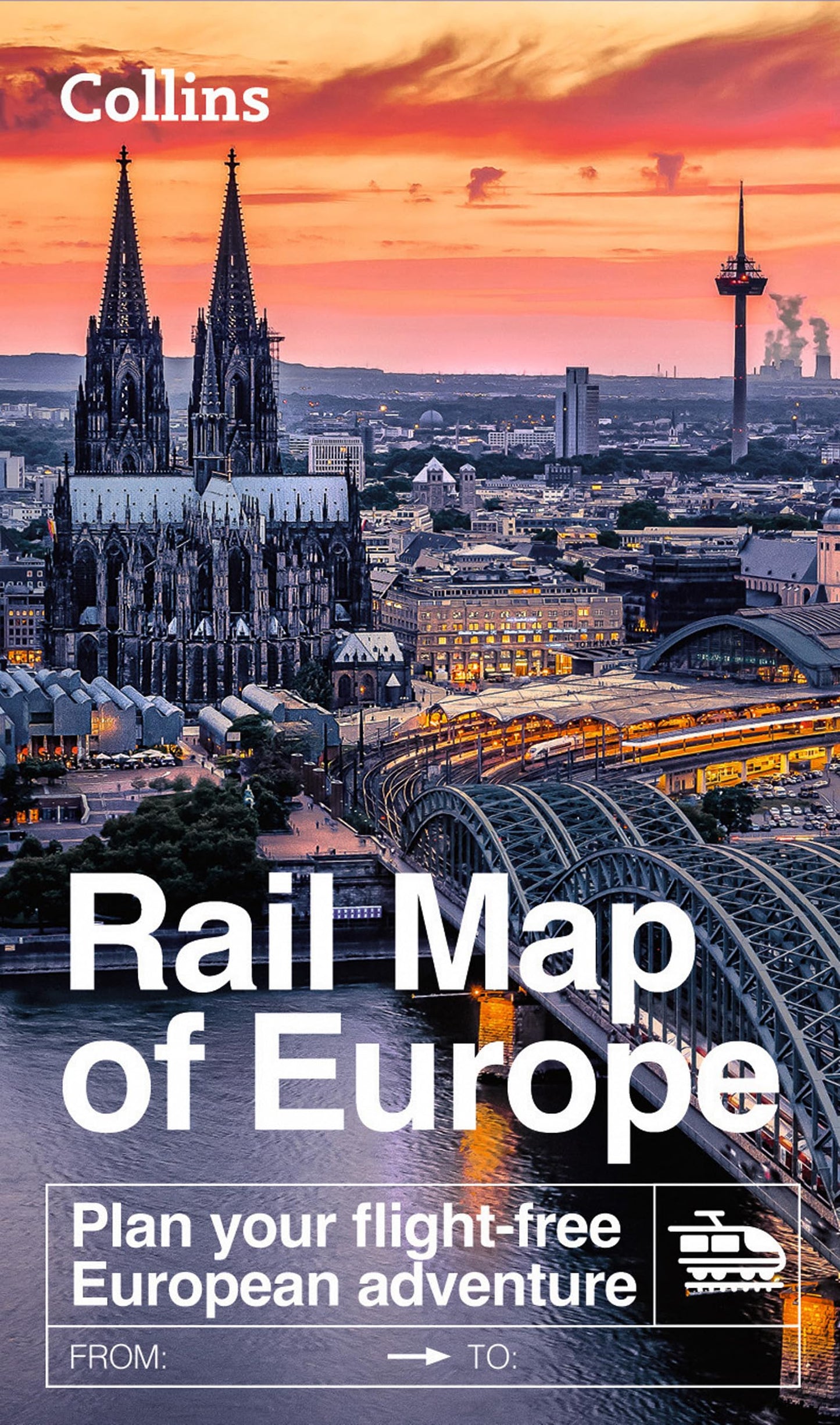 Libro: Collins Rail Map of Europe: Plan your flight-free European adventure