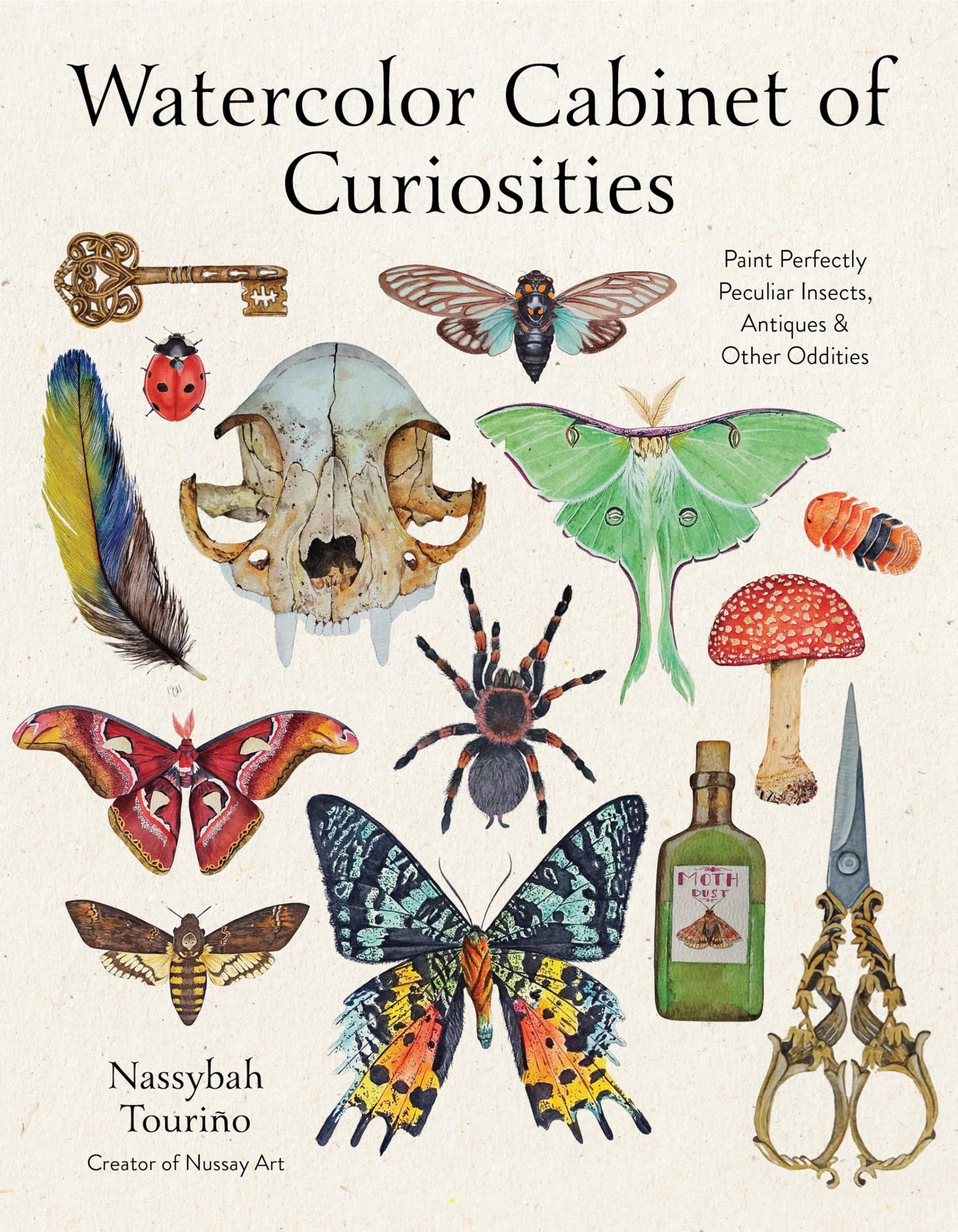 Libro: Watercolor Cabinet of Curiosities: Paint Perfectly Peculiar Insects, Antiques & Other Oddities