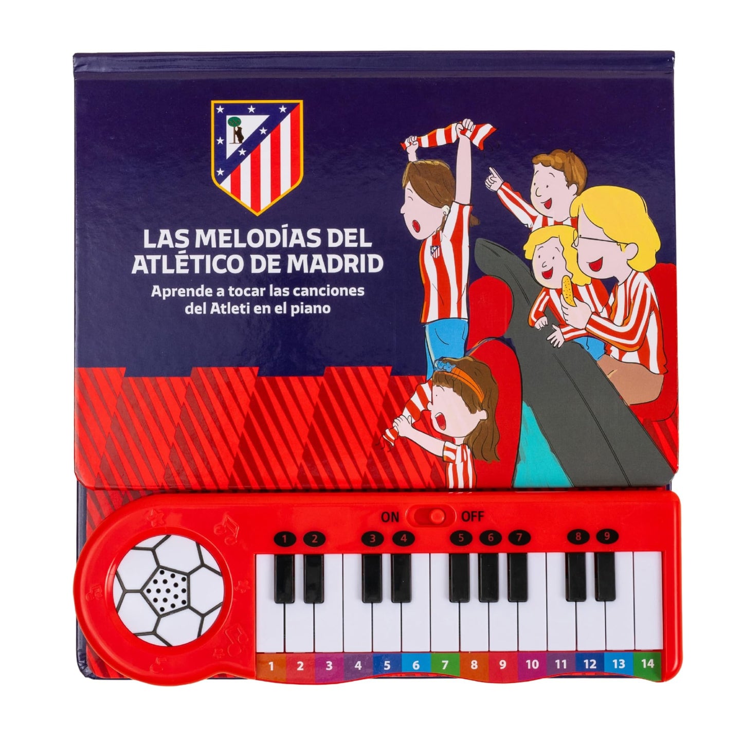 Libro: Fans Legacy - Official Licensed Atlético de Madrid Piano Book for Kids, Official Club Chants, Musical Learning Toy, Ages 2+ (Spanish Edition)