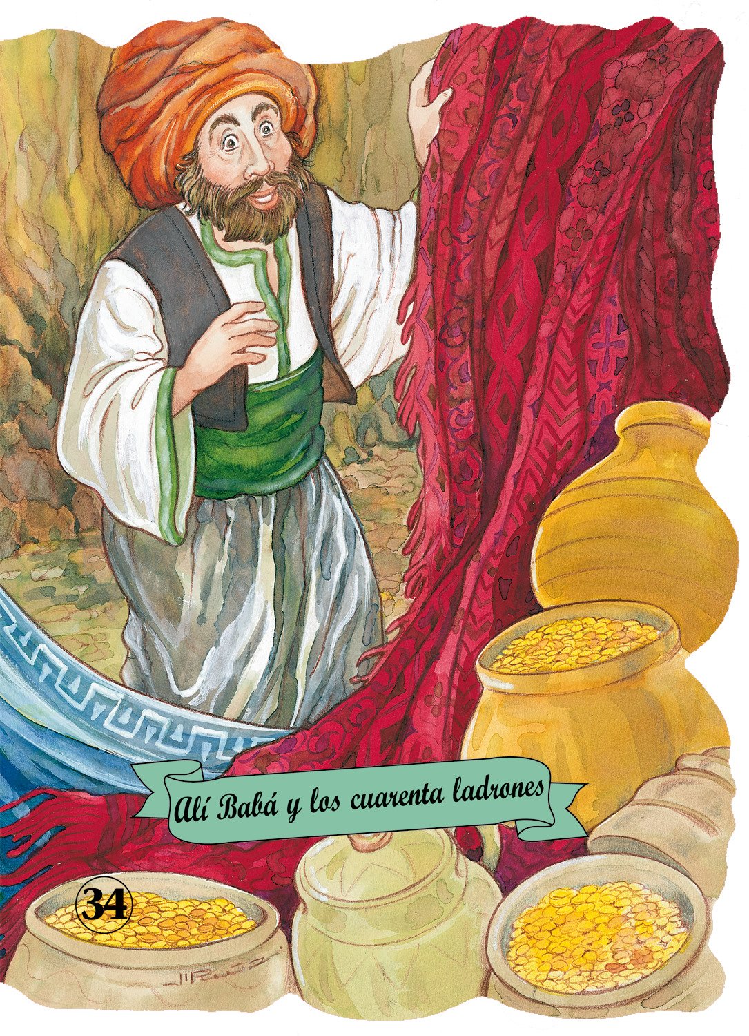 Alí Babá y los 40 ladrones: Ali Baba and the Forty Thieves (Troquelados clásicos)