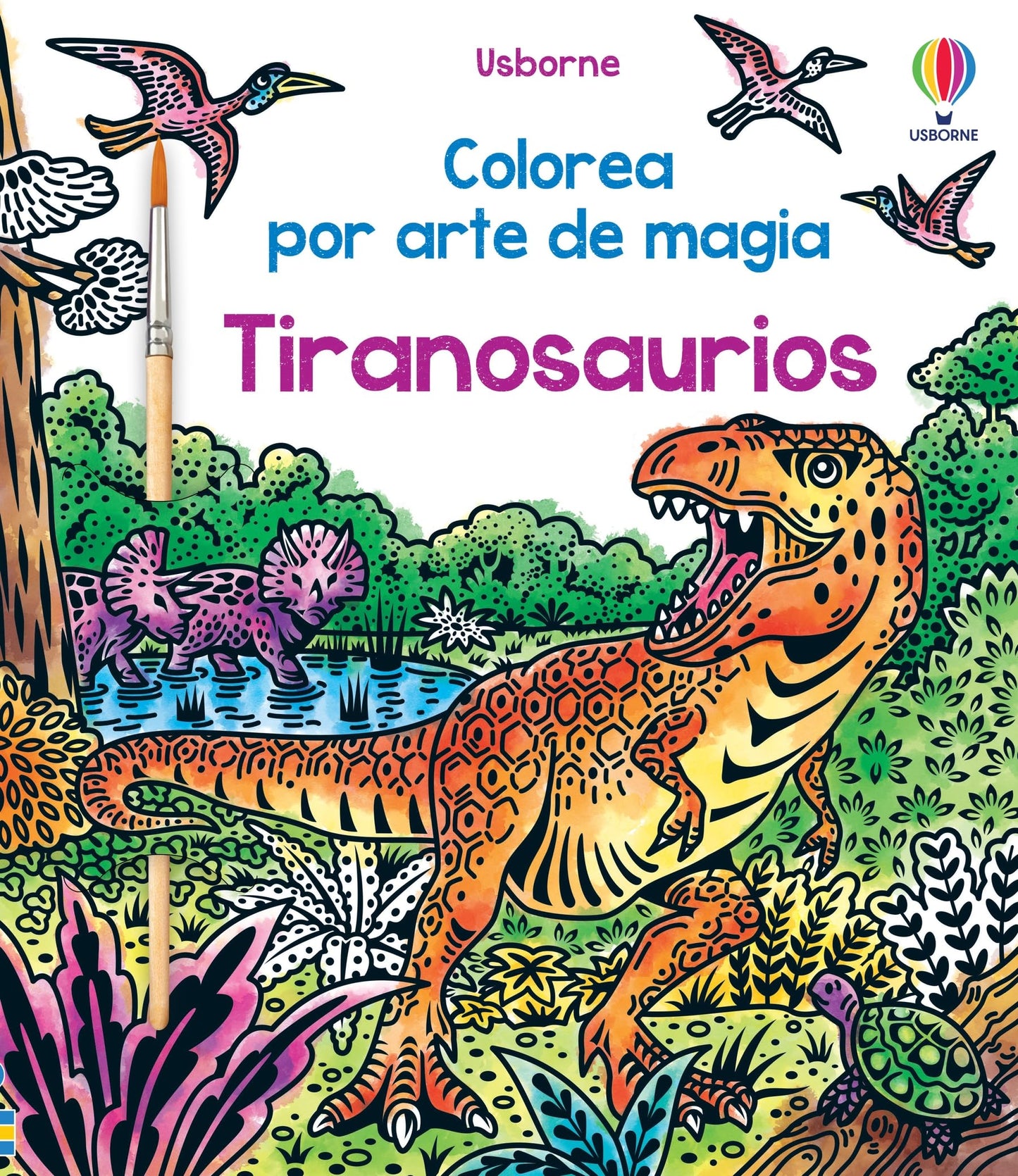 Libro: TIRANOSAURIOS COLOREA POR ARTE DE MAGIA