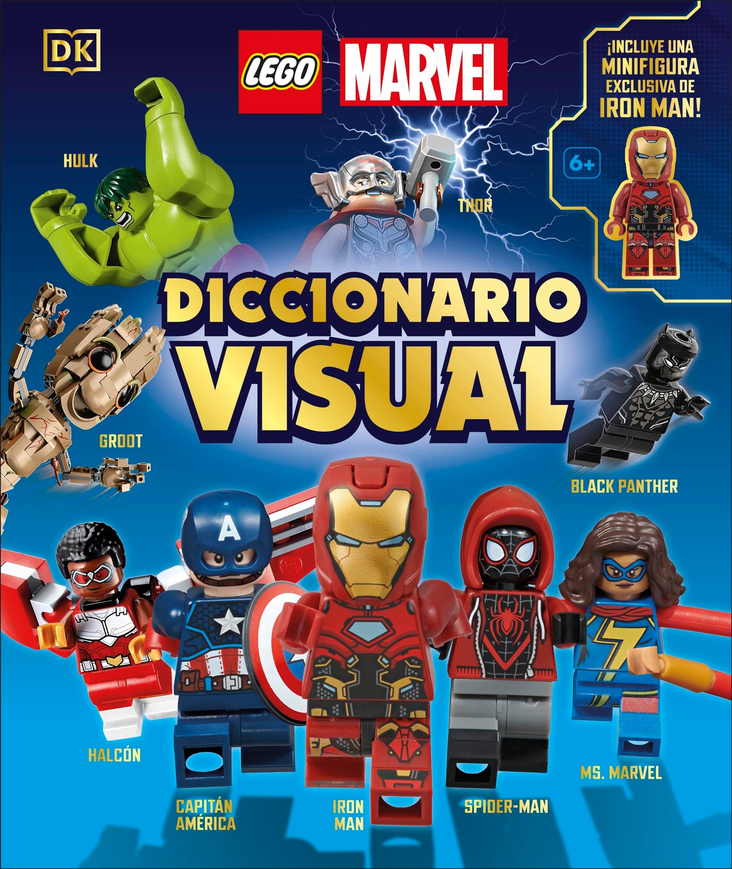 Libro: Lego Marvel. Diccionario visual: Incluye una minifigura exclusiva de Iron Man