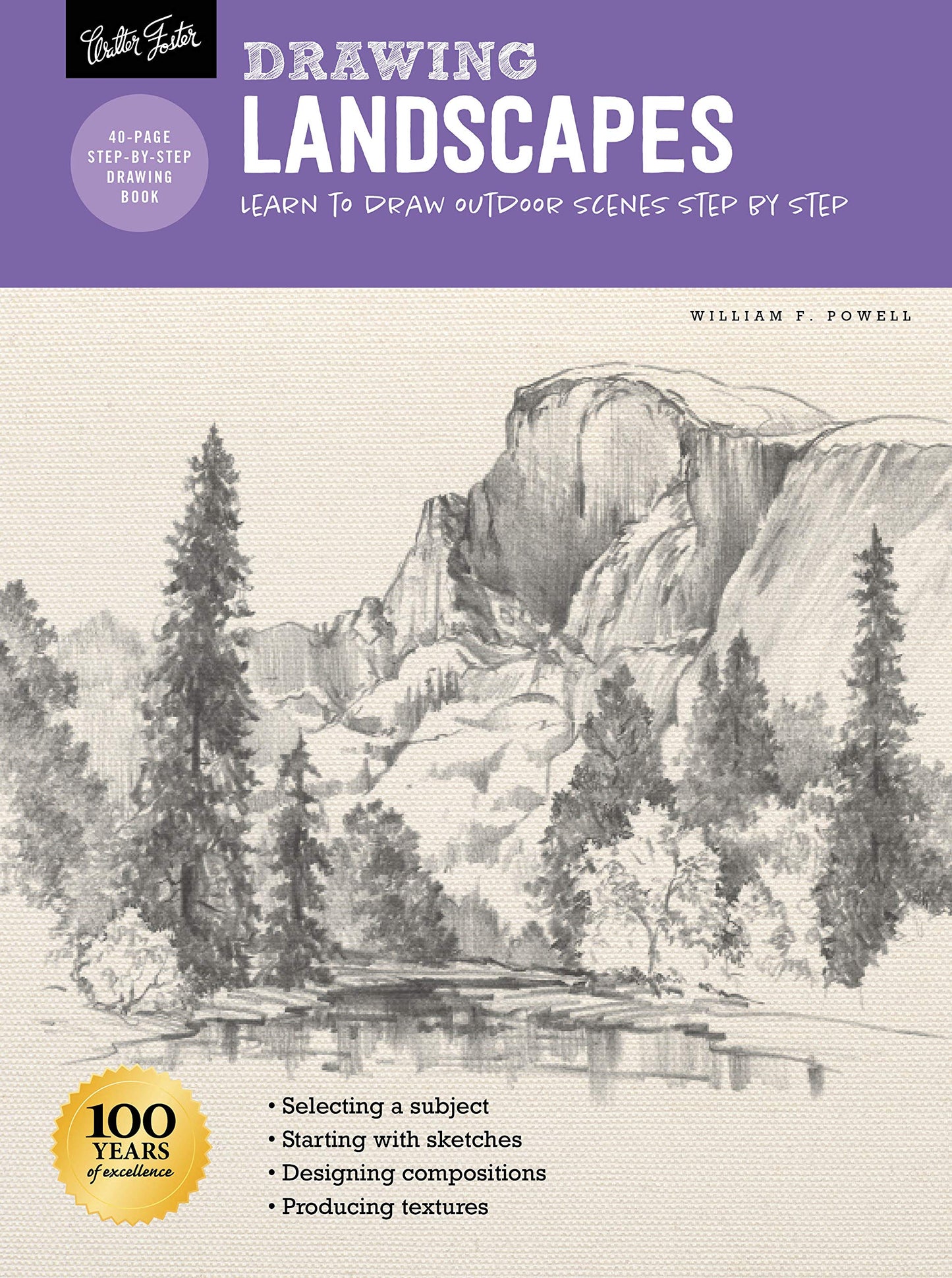 Libro: Drawing: Landscapes with William F. Powell: Learn to draw outdoor scenes step by step (How to Draw & Paint)