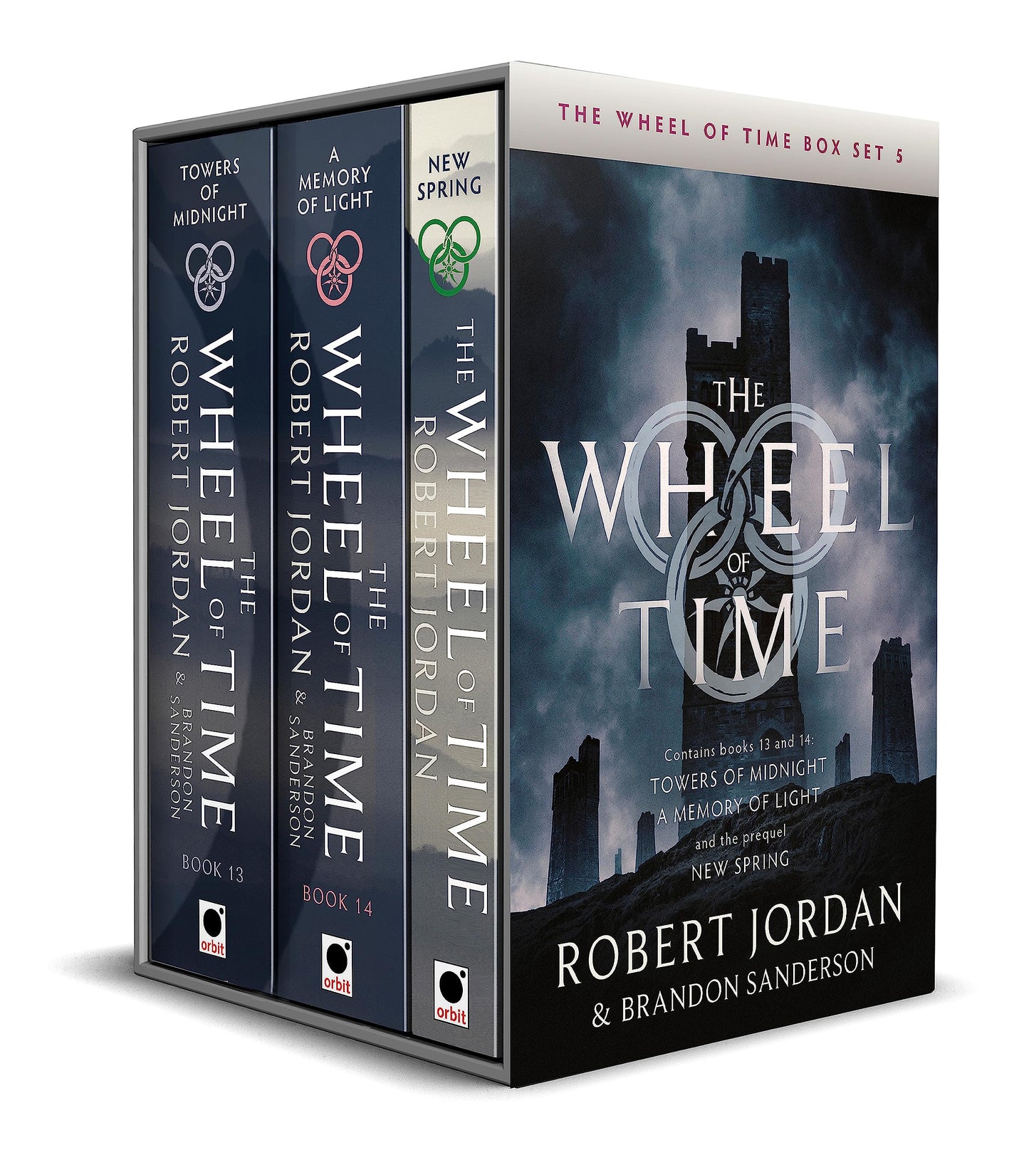 Libro: The Wheel of Time Box Set 5: Books 13, 14 & prequel (Towers of Midnight, A Memory of Light, New Spring) (Wheel of Time Box Sets)