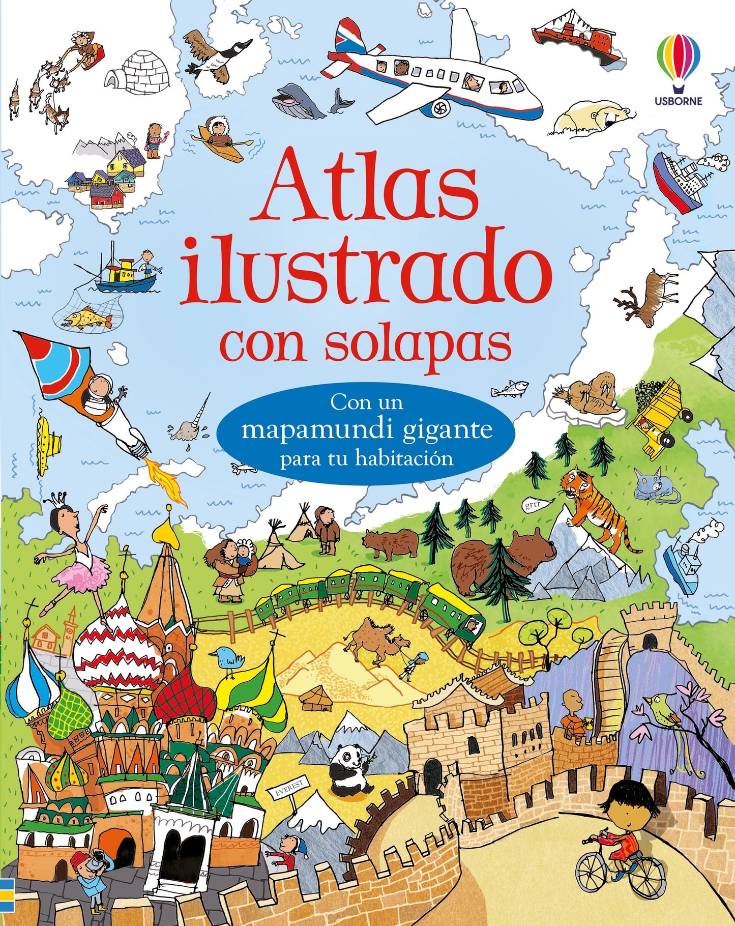 Atlas ilustrado con solapas (Solapas para aprender)