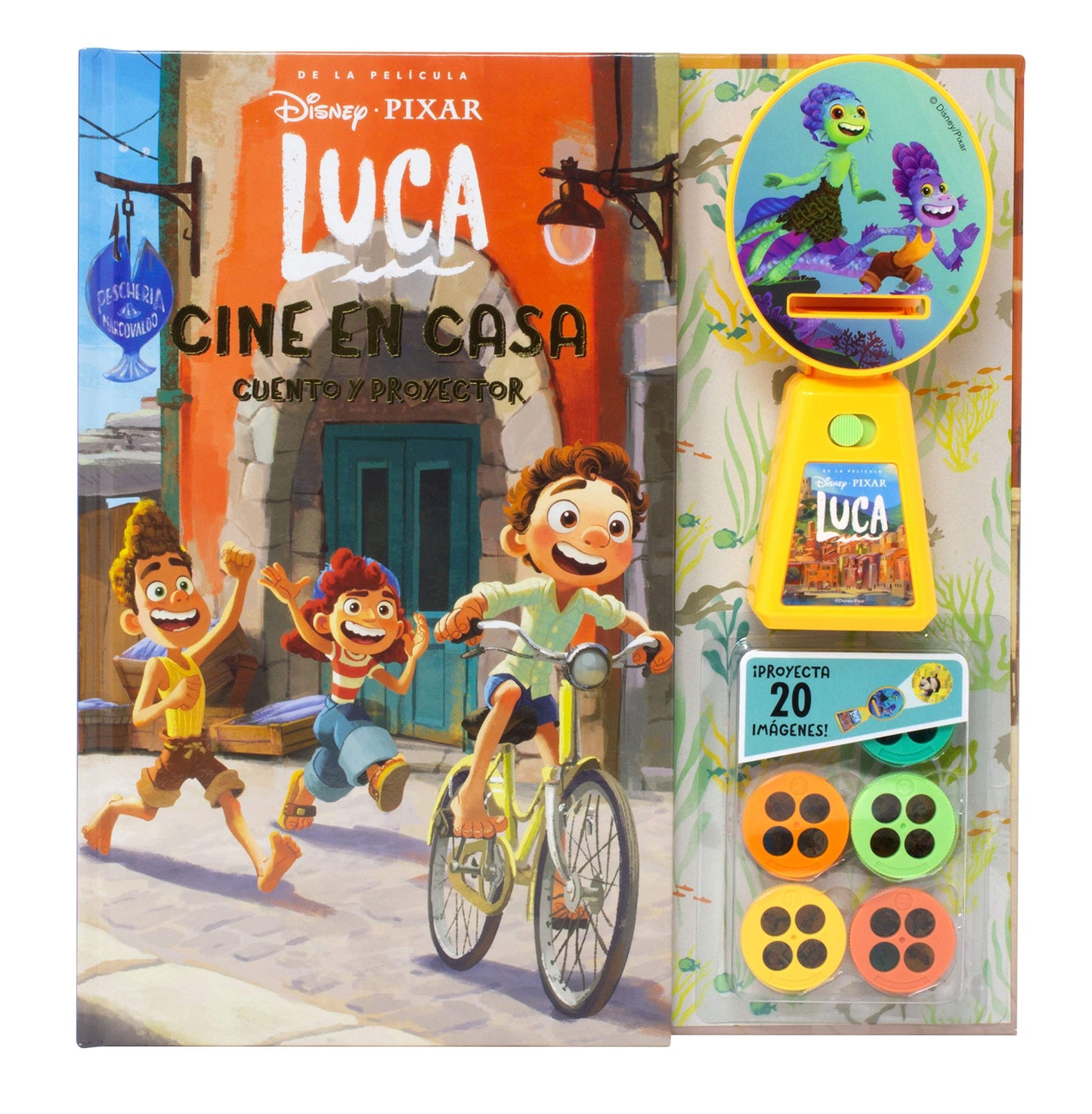 Libro: Luca. Cine en casa: Cuento y proyector (Disney. Luca)