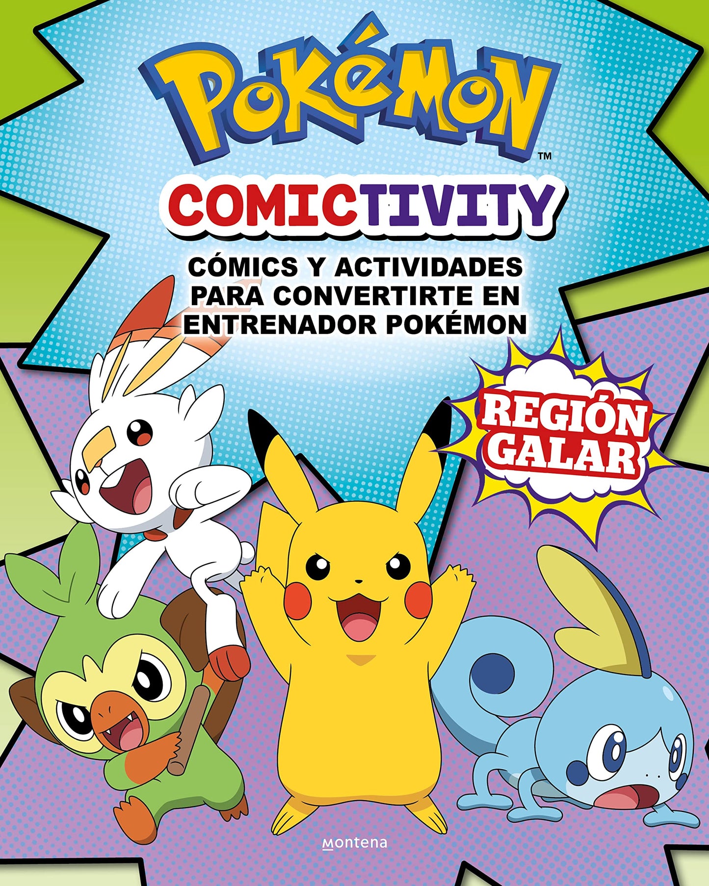 Libro: Pokémon Comictivity - Región Galar: Cómics y actividades para convertirte en entrenador Pokémon