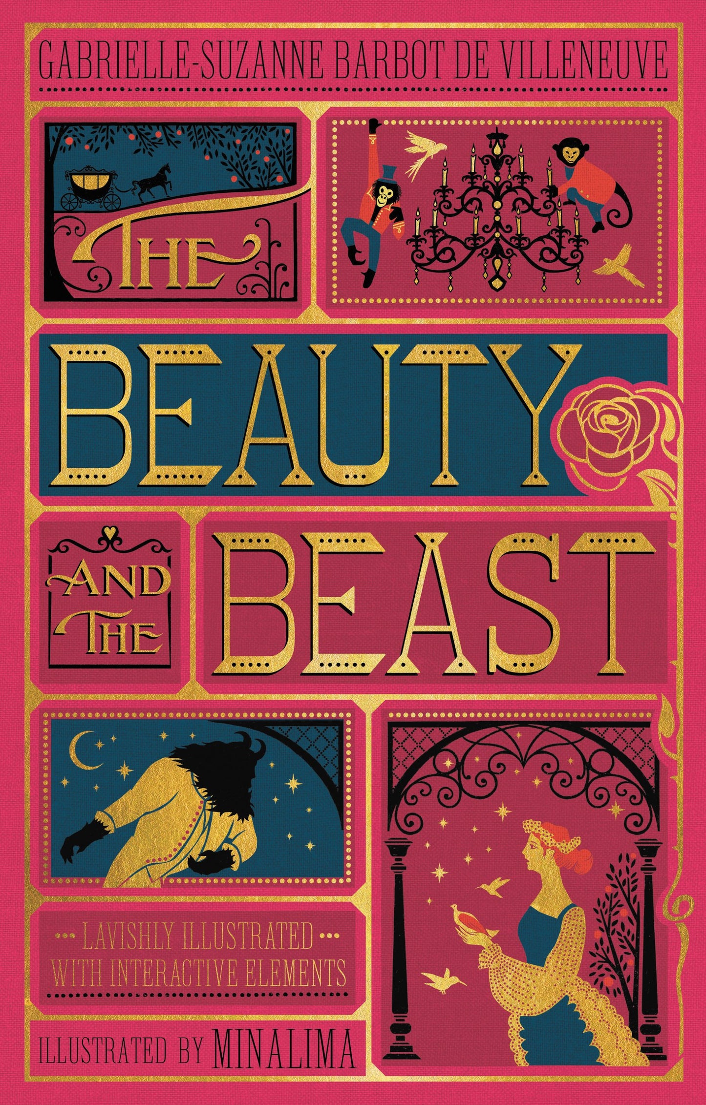 Libro: Beauty and the Beast, The (MinaLima Edition): (Illustrated with Interactive Elements) – A Deluxe Fairy Tale Romance and Epic Fantasy Adventure