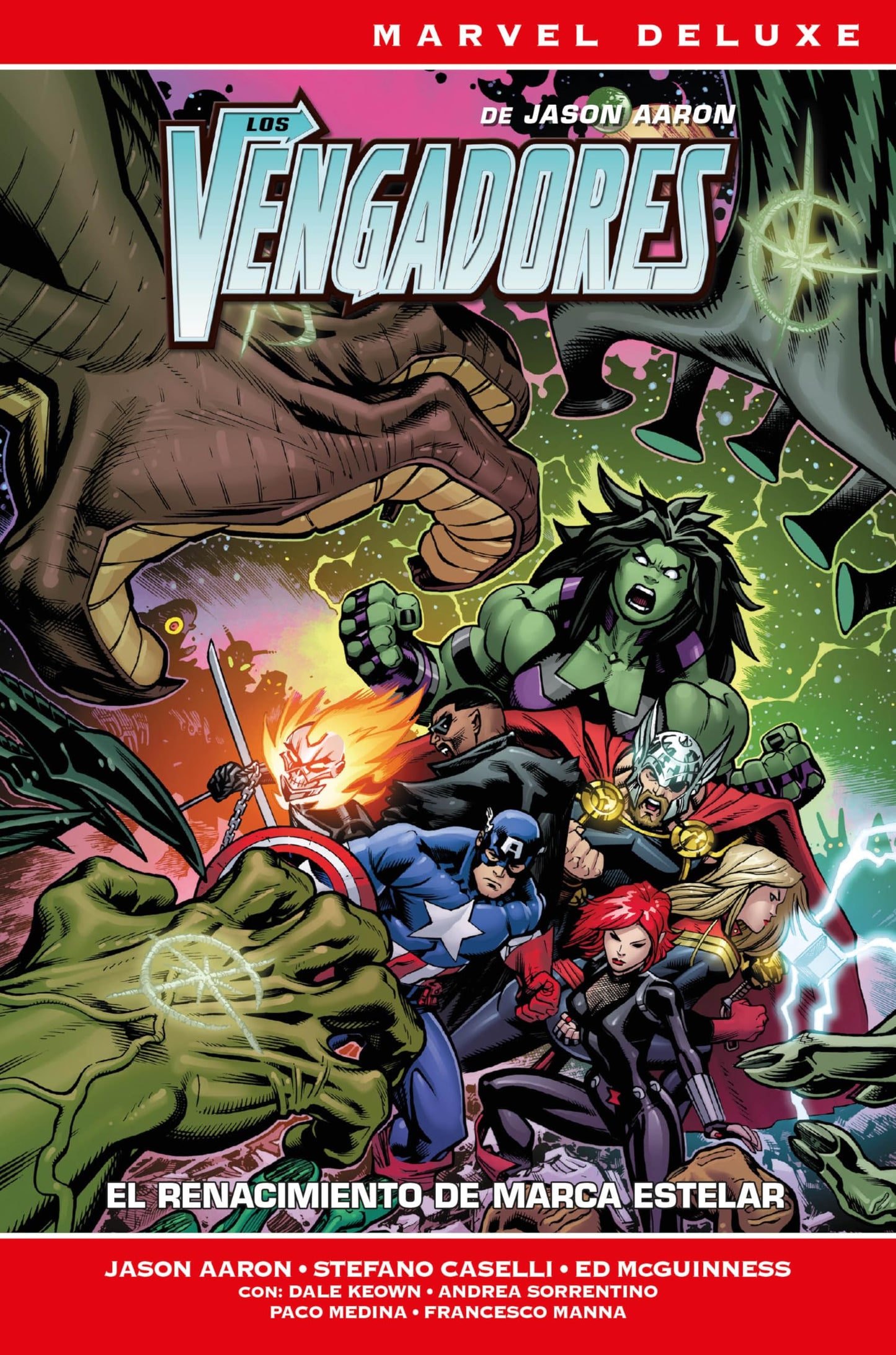 Libro: Marvel deluxe los vengadores de jason aaron 3. el renacimiento de marca estelar