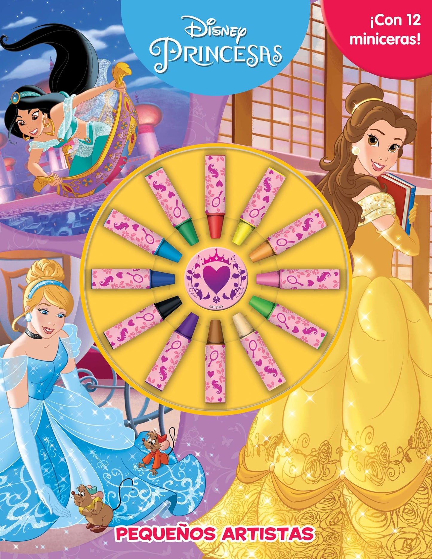 Libro: Princesas. Pequeños artistas: ¡Con 12 miniceras!