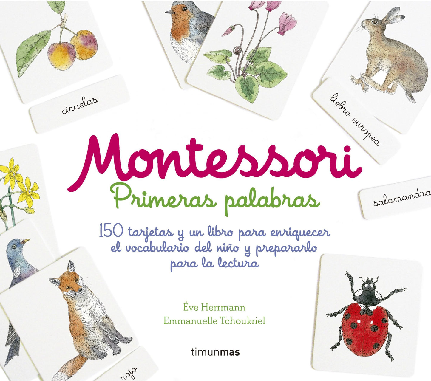 Libro: Montessori. Primeras palabras: 150 tarjetas y un libro para enriquecer el vocabulario del niño y prepararlo para la lectura