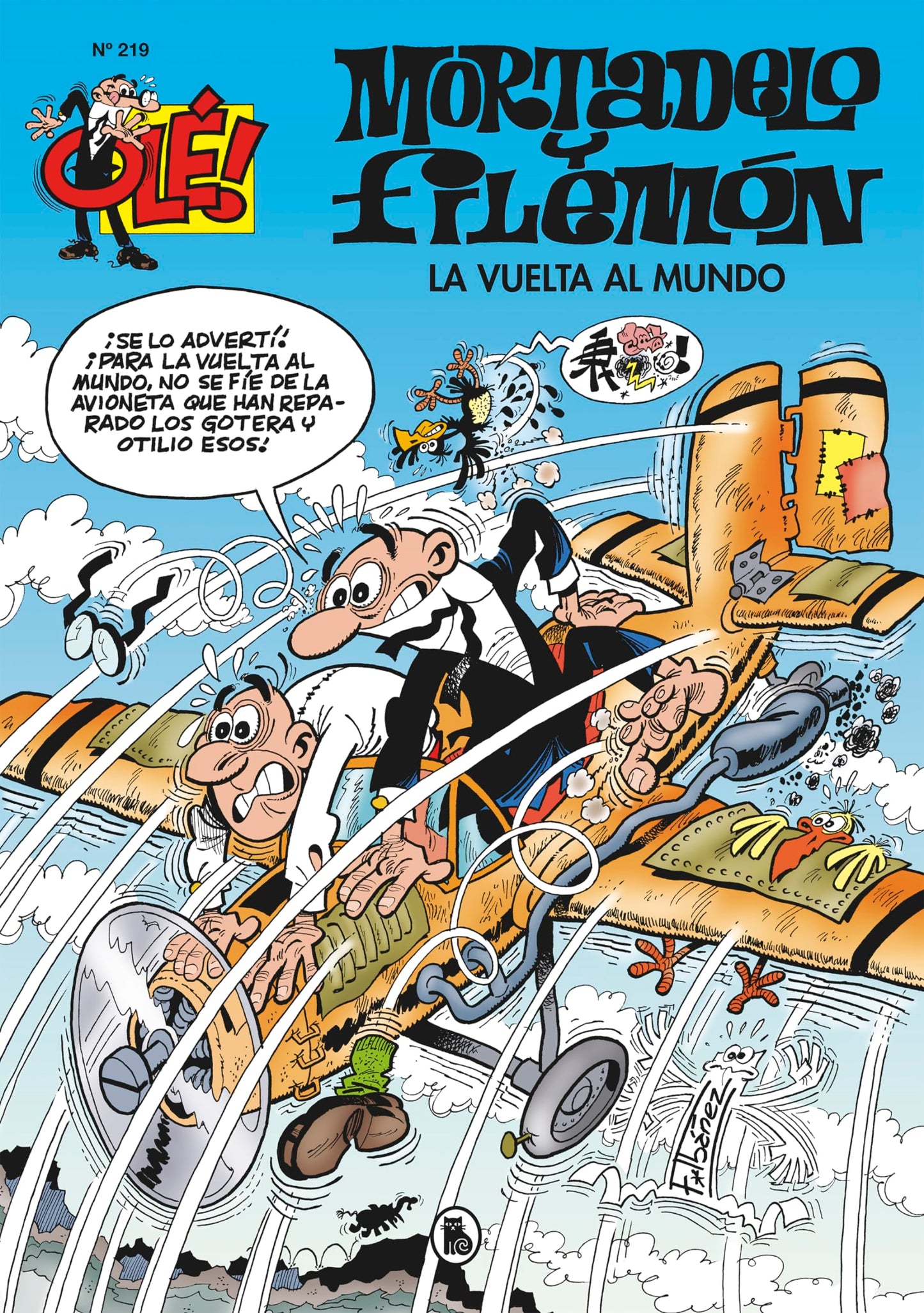 Mortadelo y Filemón. La vuelta al mundo (Olé! Mortadelo 219) (Bruguera Clásica)