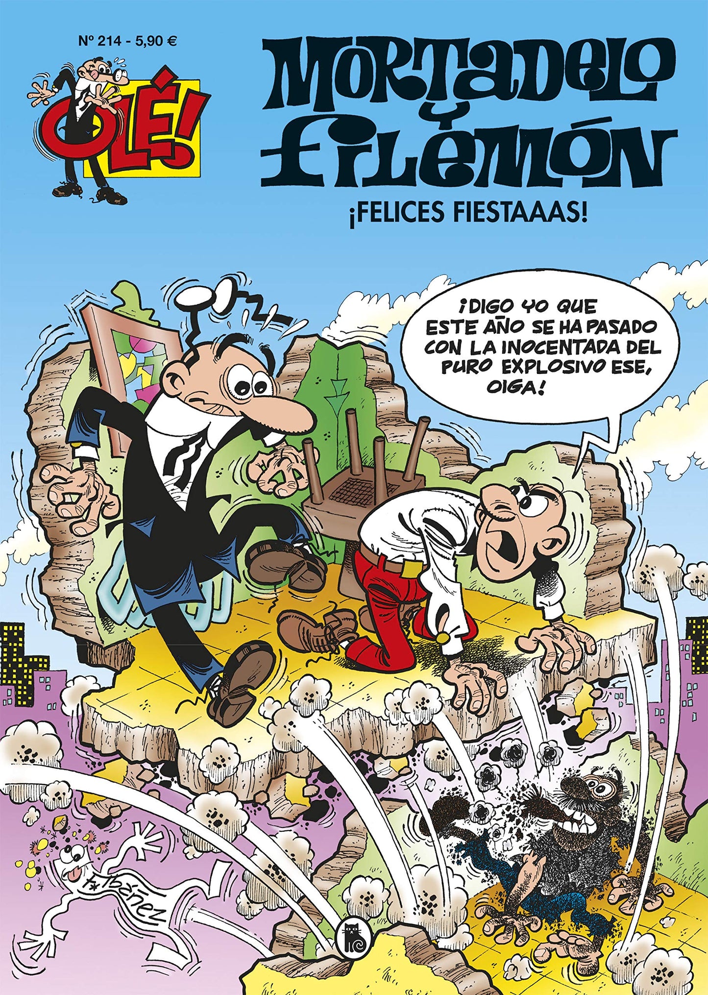 Mortadelo y Filemón. ¡Felices fiestaaas! (Olé! Mortadelo 214) (Bruguera Clásica)