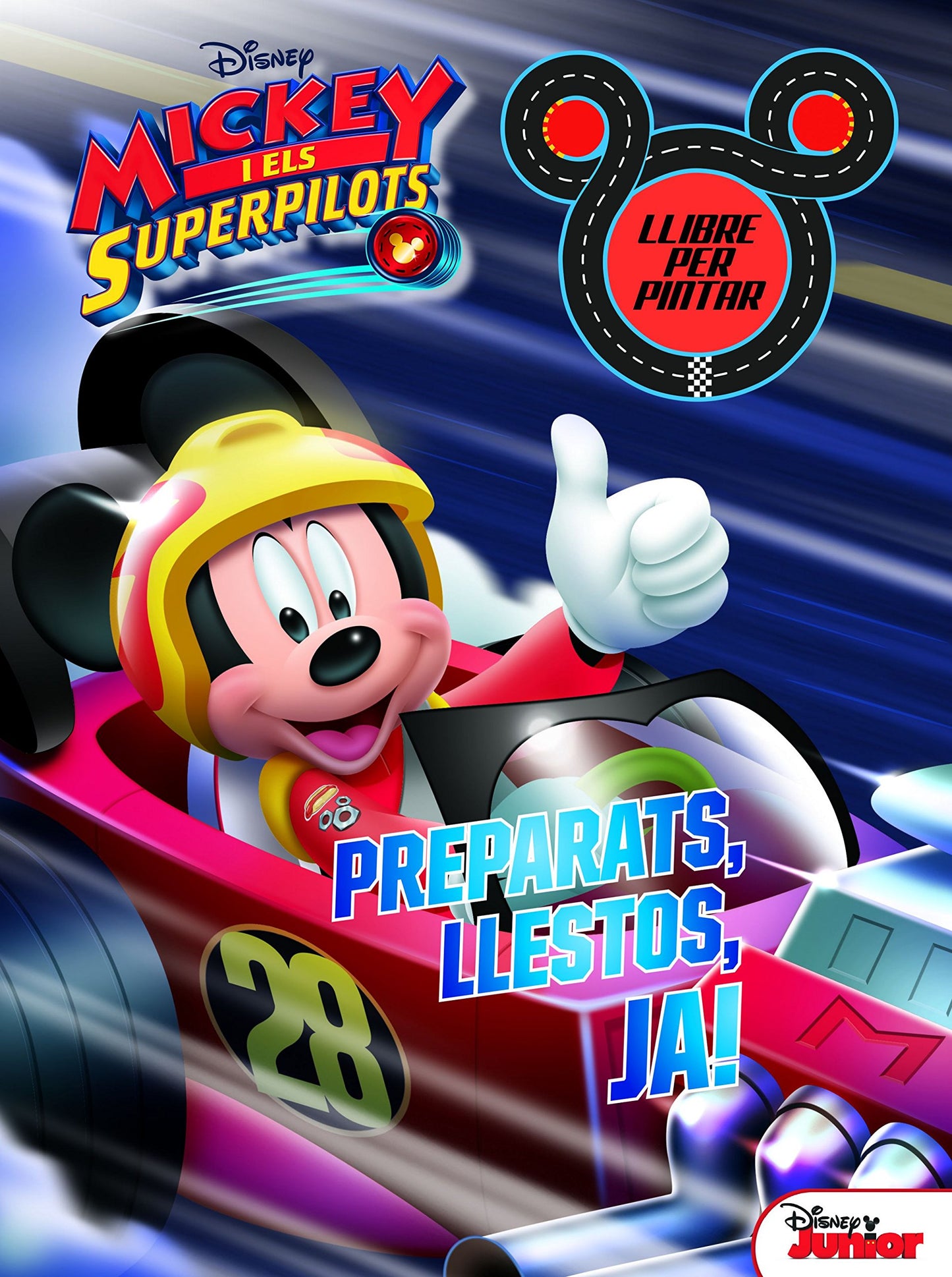 Libro: Mickey i els superpilots. Llibre per pintar. Preparats, llestos, ja!