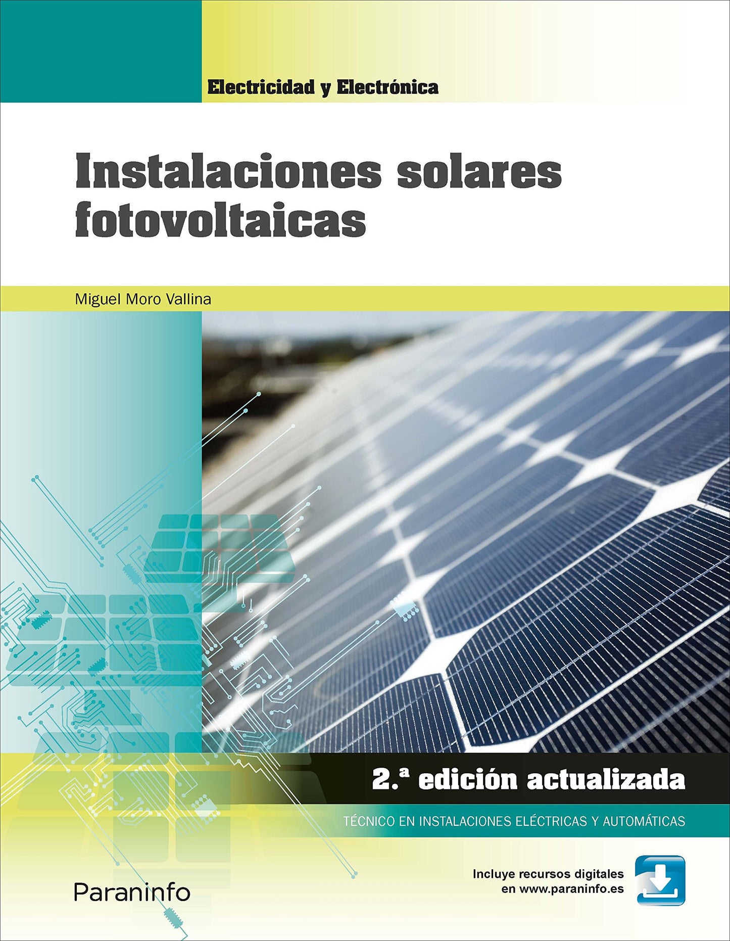 Libro: Instalaciones solares fotovoltaicas 2ª edición (Electricidad y Electrónica)