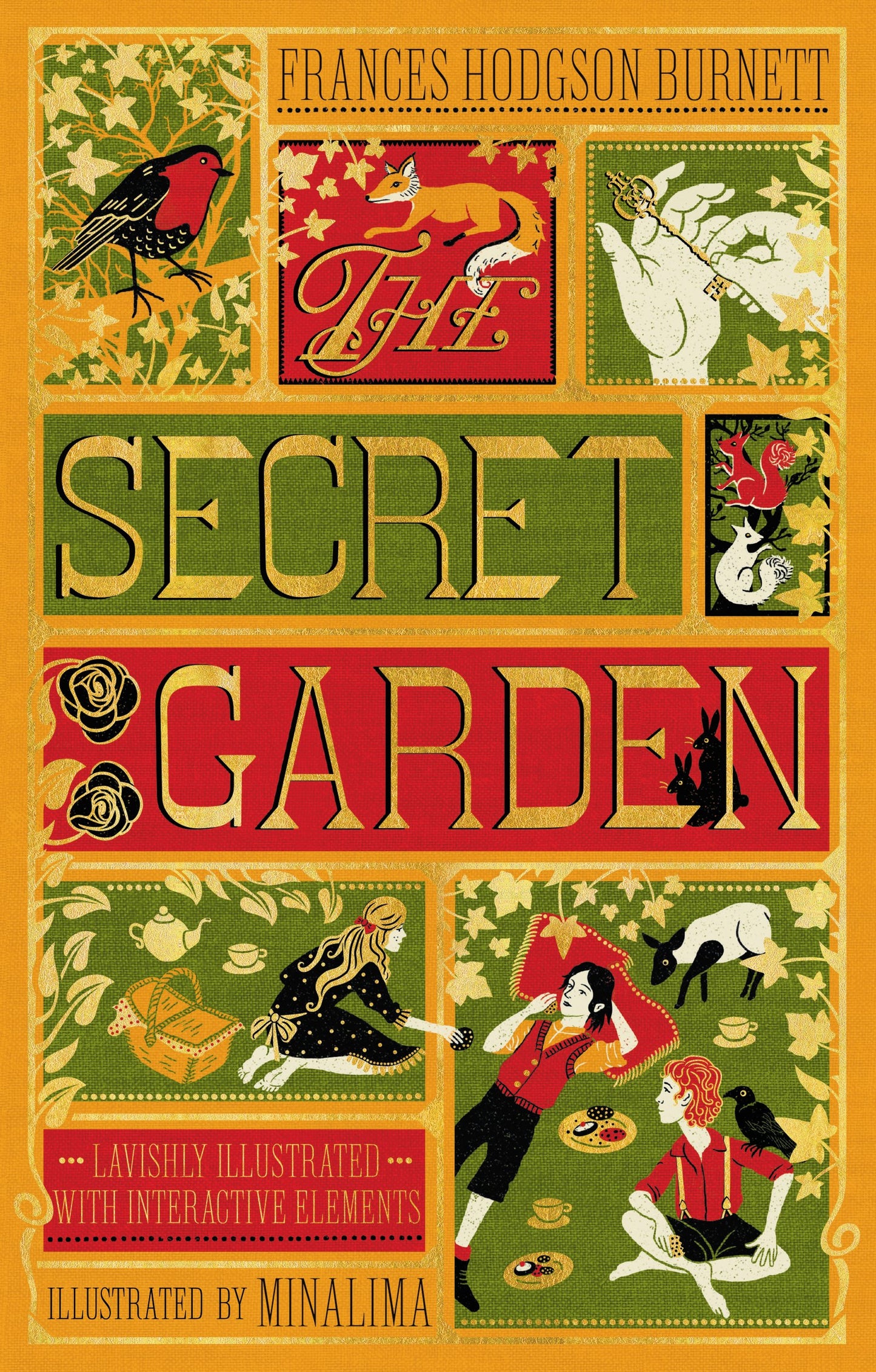 Libro: The Secret Garden (MinaLima Edition) (Illustrated with Interactive Elements): Orphaned Mary Lennox uncovers a hidden garden's healing magic at ... by Harry Potter's MinaLima studio