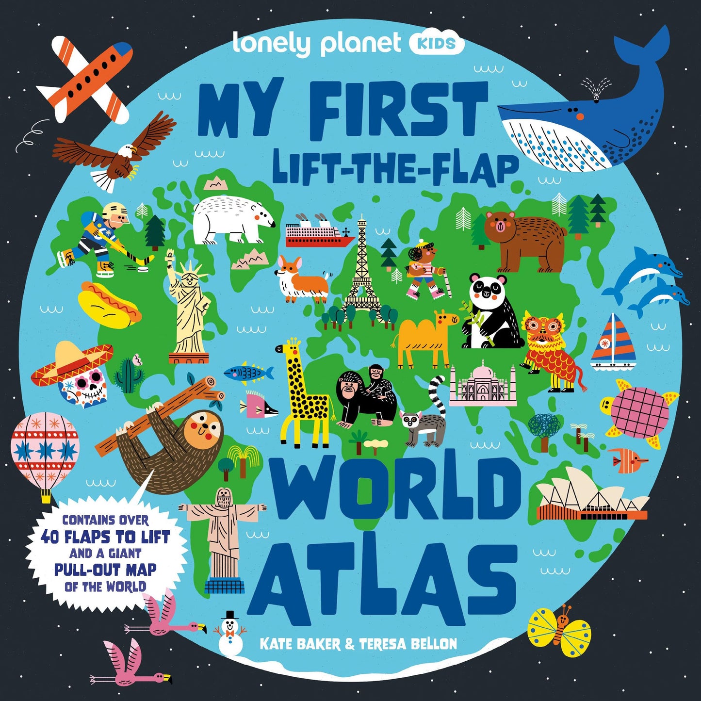 Libro: Lonely Planet Kids My First Lift-the-Flap World Atlas: Giant Pull Out Map | Wow Factor Facts & Surprises | Search & Find Games | Beautiful & Engaging Illustrations