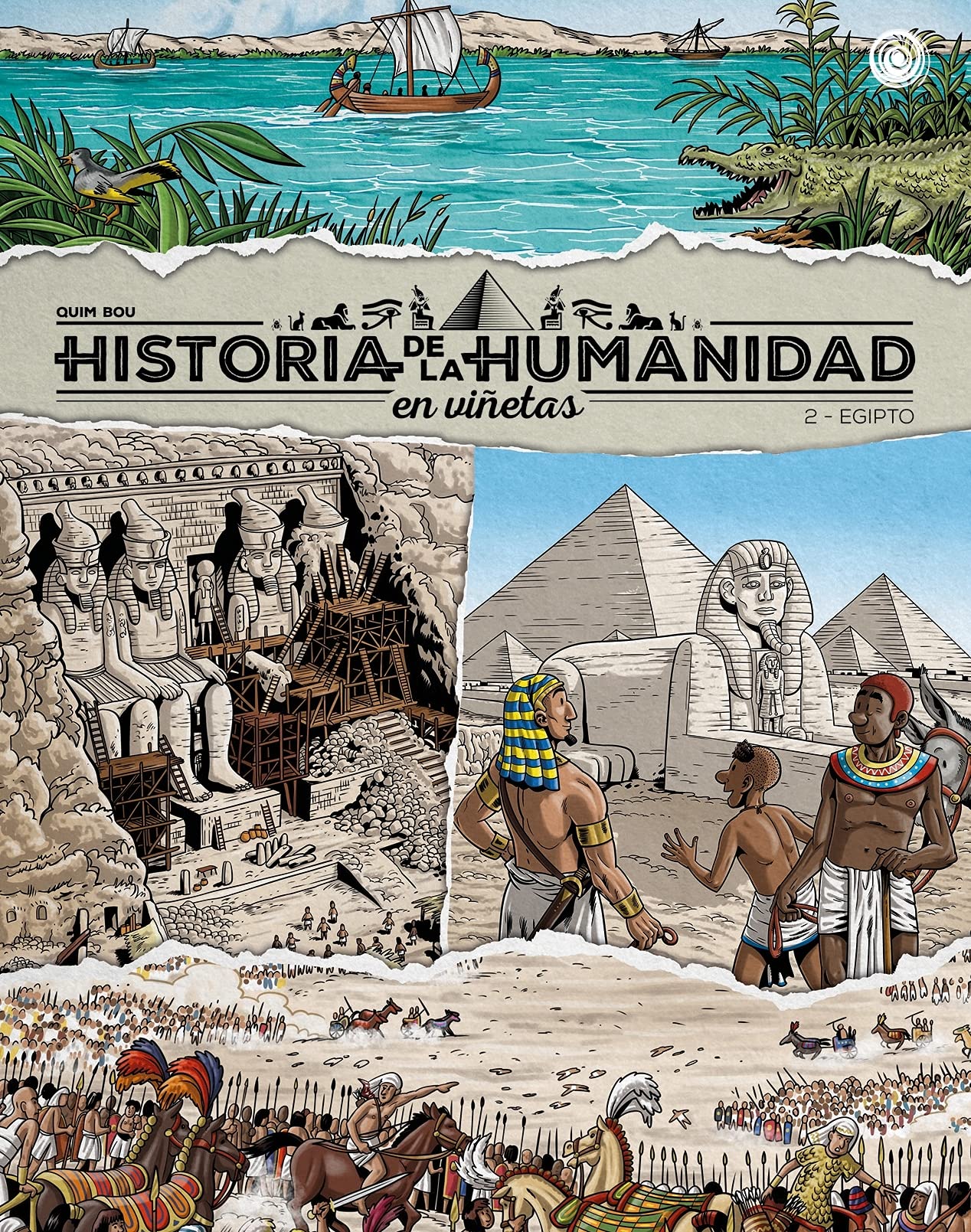 Libro: Historia de la humanidad en viñetas: Egipto (ESPIRAL DIDACTICO)