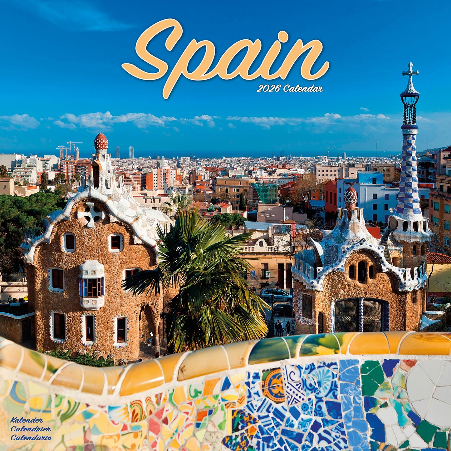 Libro: Spain Calendar 2026 Square Space Wall Calendar - 16 Month